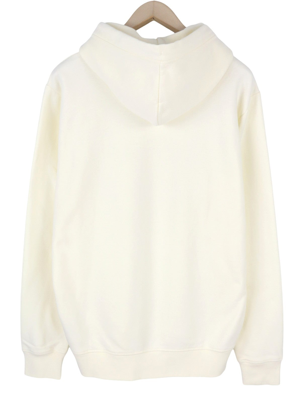 GANT Retro Shield Men Hoodie XL Eggshell Patch Long Sleeve Pullover Ivory RRP199