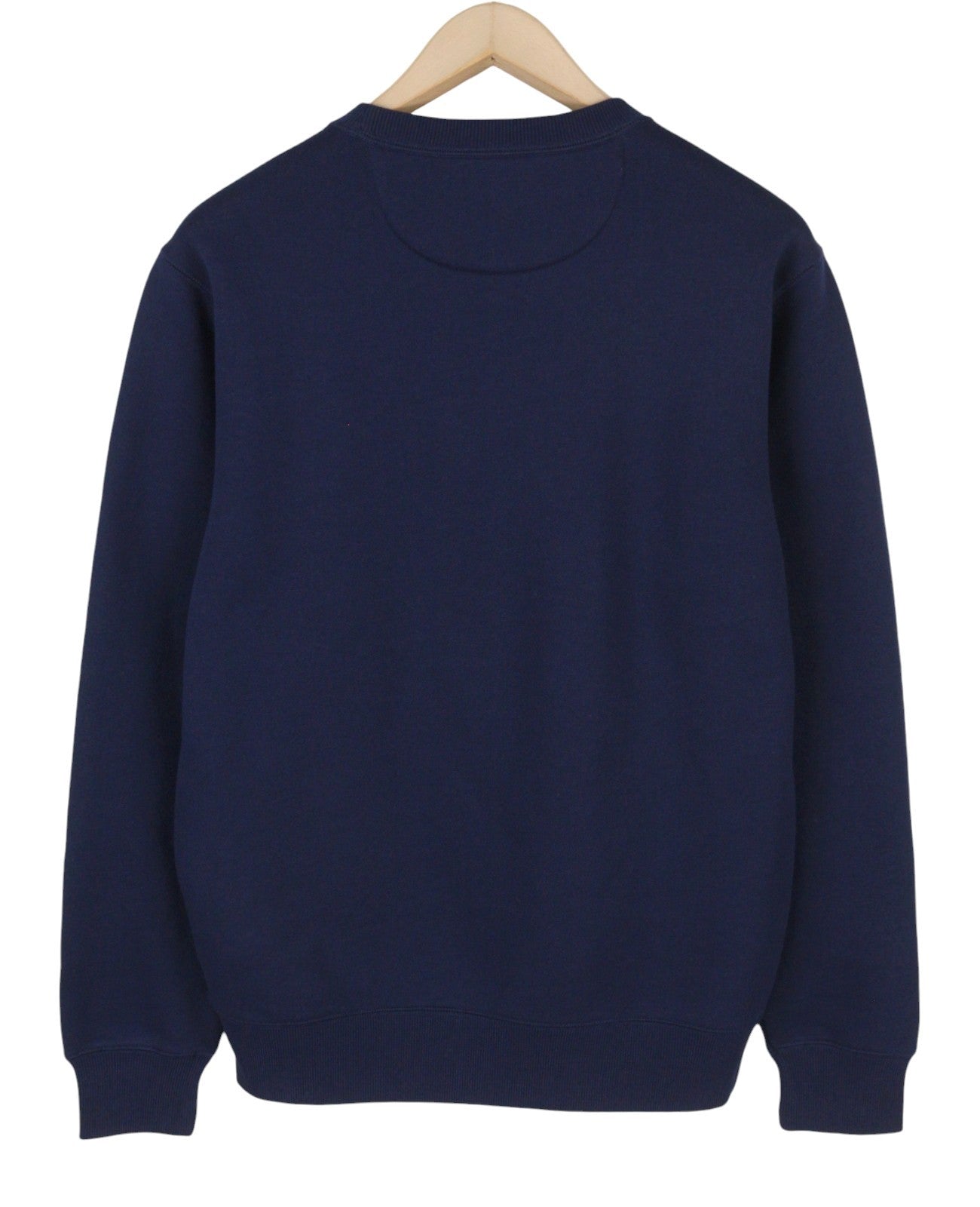 GANT Sport C-Neck Men Sweatshirt M Classic Blue Front Logo Long Sleeve Pullover