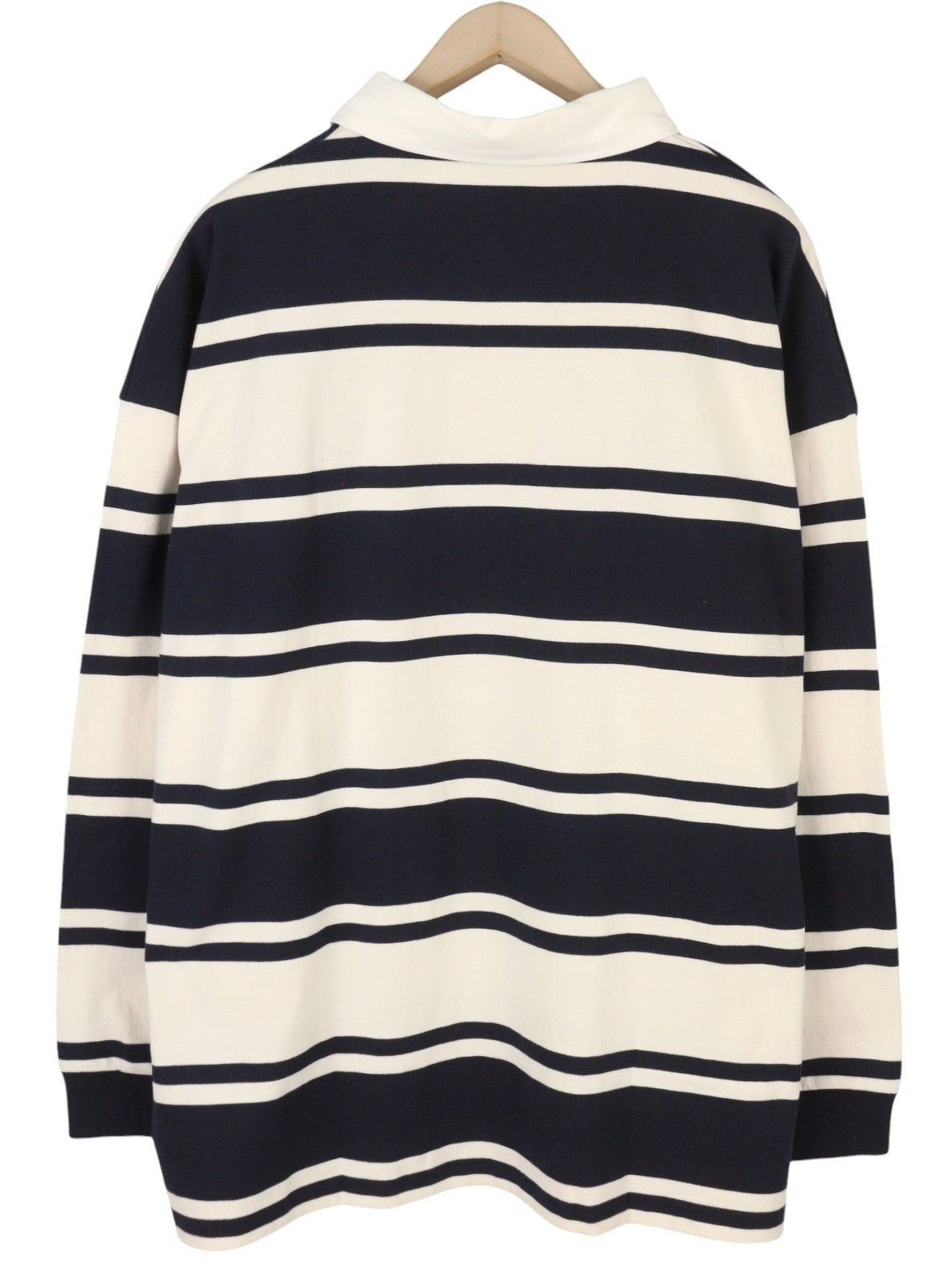 GANT Barstripe Heavy Rugger Men Sweatshirt 3XL Evening Blue Relaxed Rugby RRP119