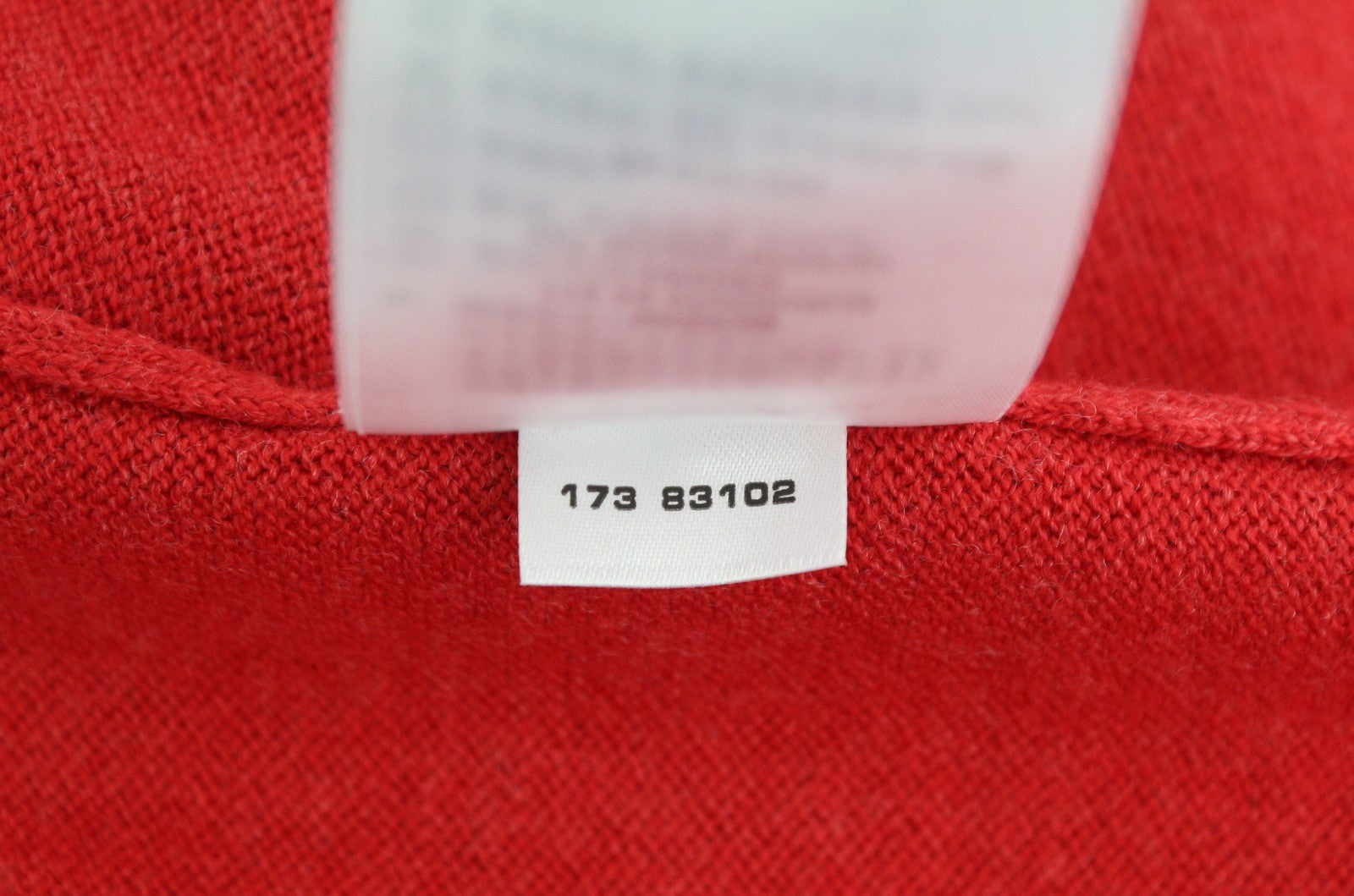 GANT Cotton Wool V-Neck Men Jumper 3XL Bright Red Mel Tight-Knit Logo Pullover