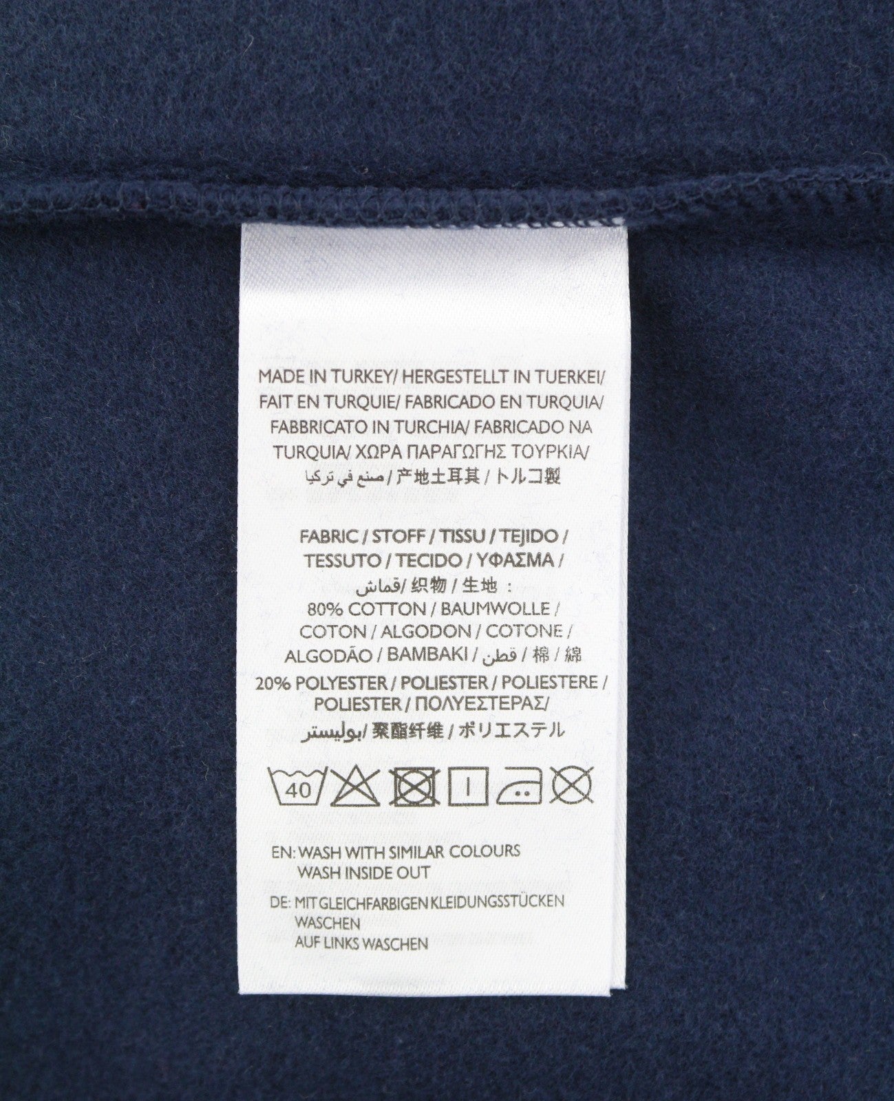 GANT Classic Women Hoodie L Evening Blue Kangaroo Pocket Hooded Logo Pullover