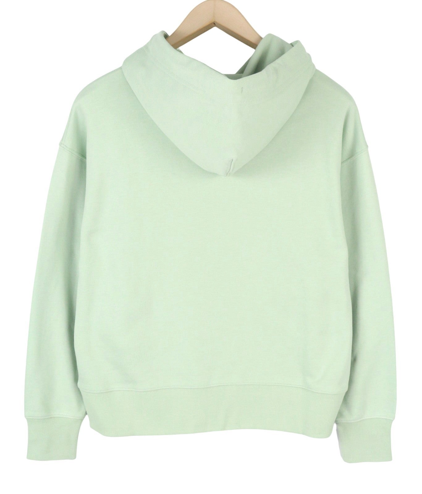 GANT Tonal Emb Quadrat Women Hoodie S Porcelain Green Straps Pullover RRP139