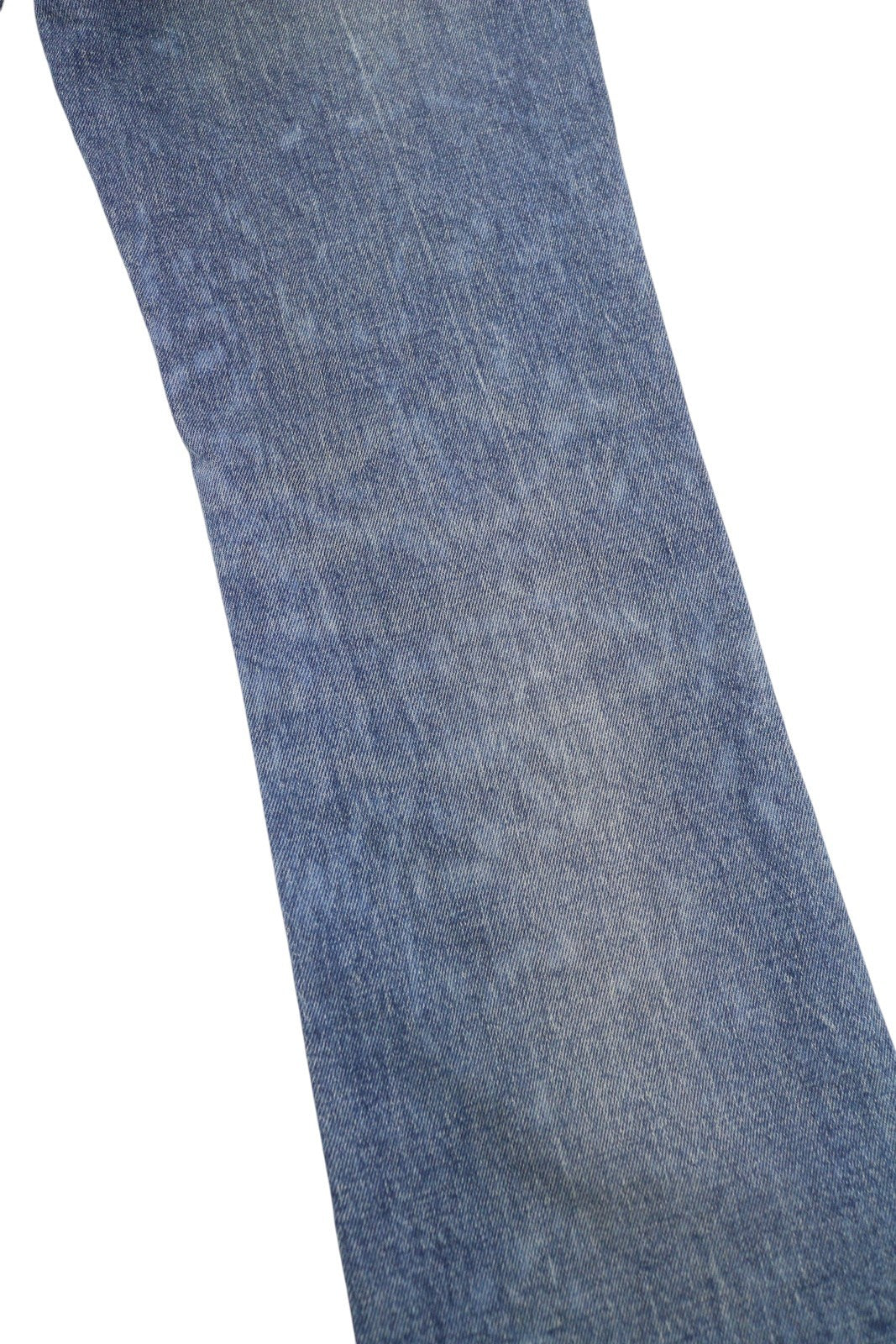 R13 Kick Fit moteriški džinsai 25 Kelly Stretch platėjančios trumpintos iki kulkšnių spalvos išblukintos mėlynos spalvos RRP699 