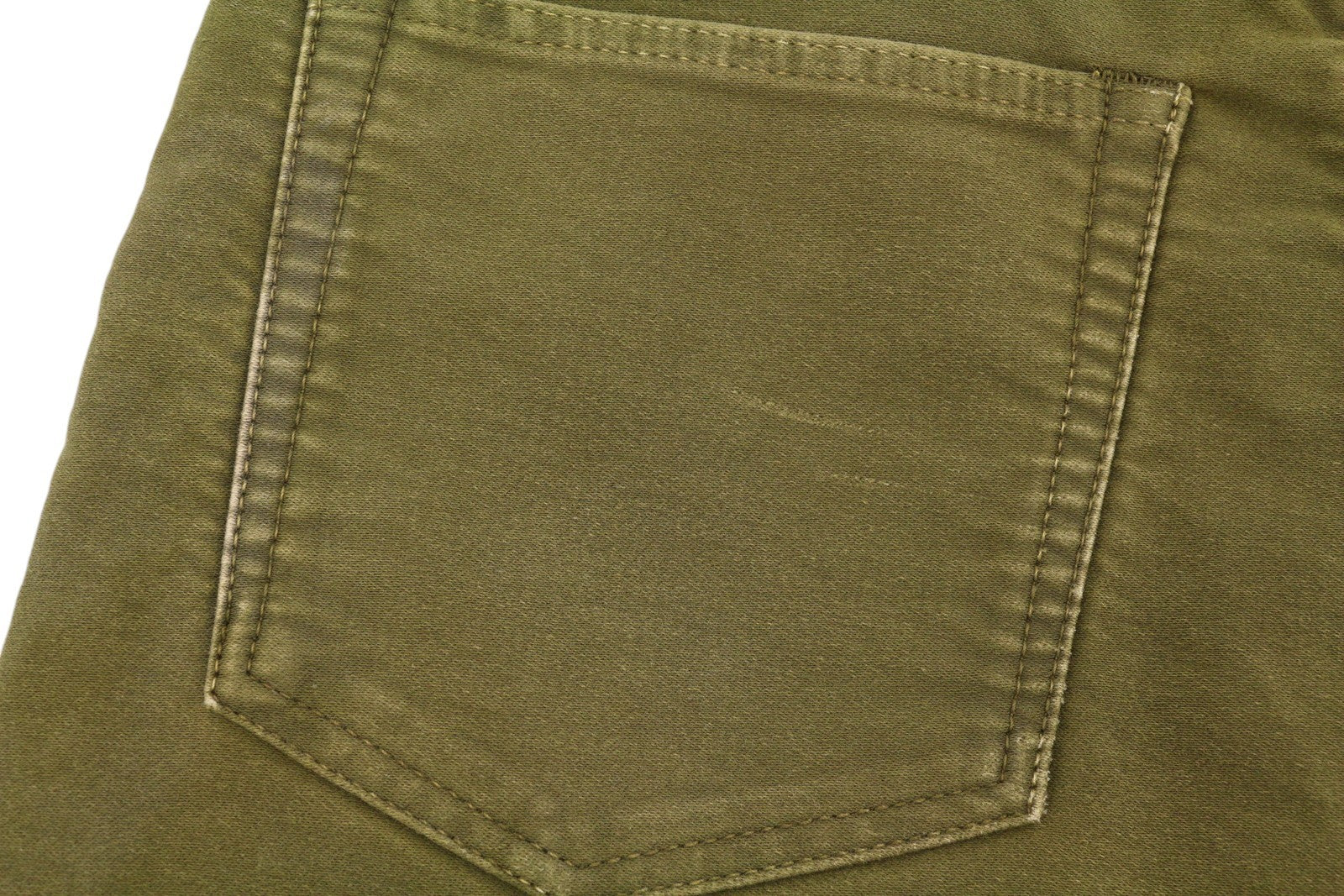 R13 Boyfriend Women Jeans 27 Olive Garment Dyed Moleskin Zip Fly FW25 RRP790