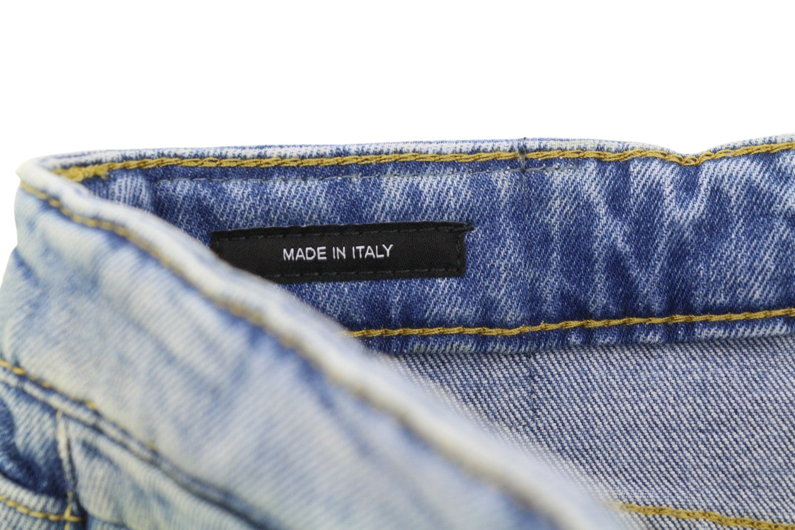 R13 berniukiški tiesūs džinsai su plėšytomis juostomis, 27 dydžio, Jasper tamprūs, žemo liemens, apibarstyti mėlyni, FW25 