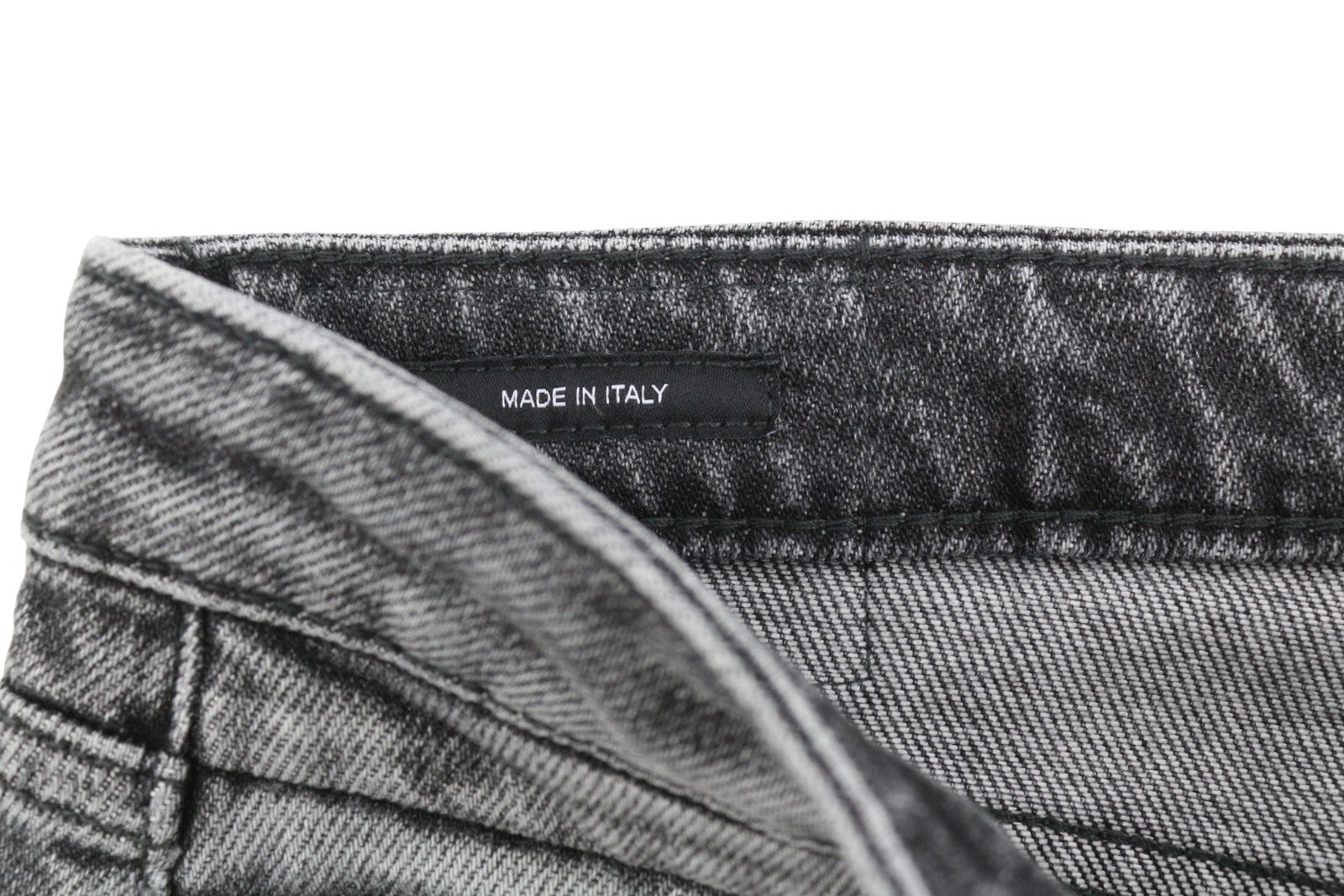 R13 Boy Straight Women Jeans 24 Vintage Grey Faded Cropped Ankle PS25 RRP599