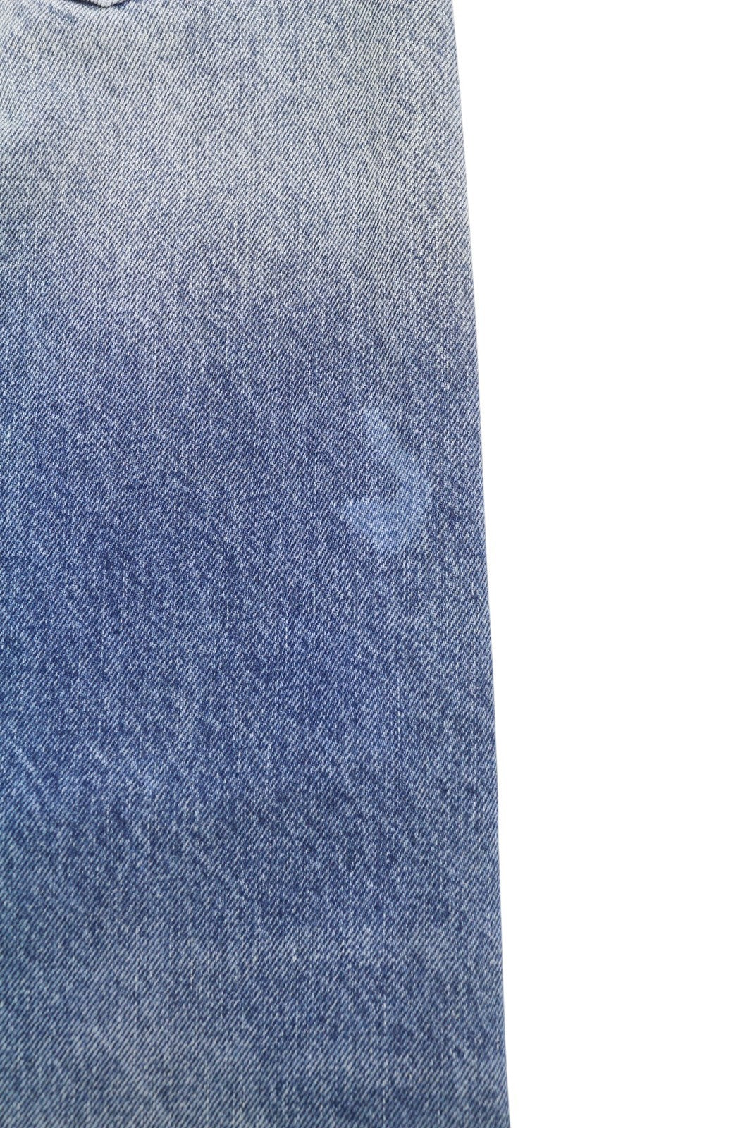 R13 Boyfriend Women Jeans 28 Jasper Whiskers Washed Cropped Blue FW25 RRP699