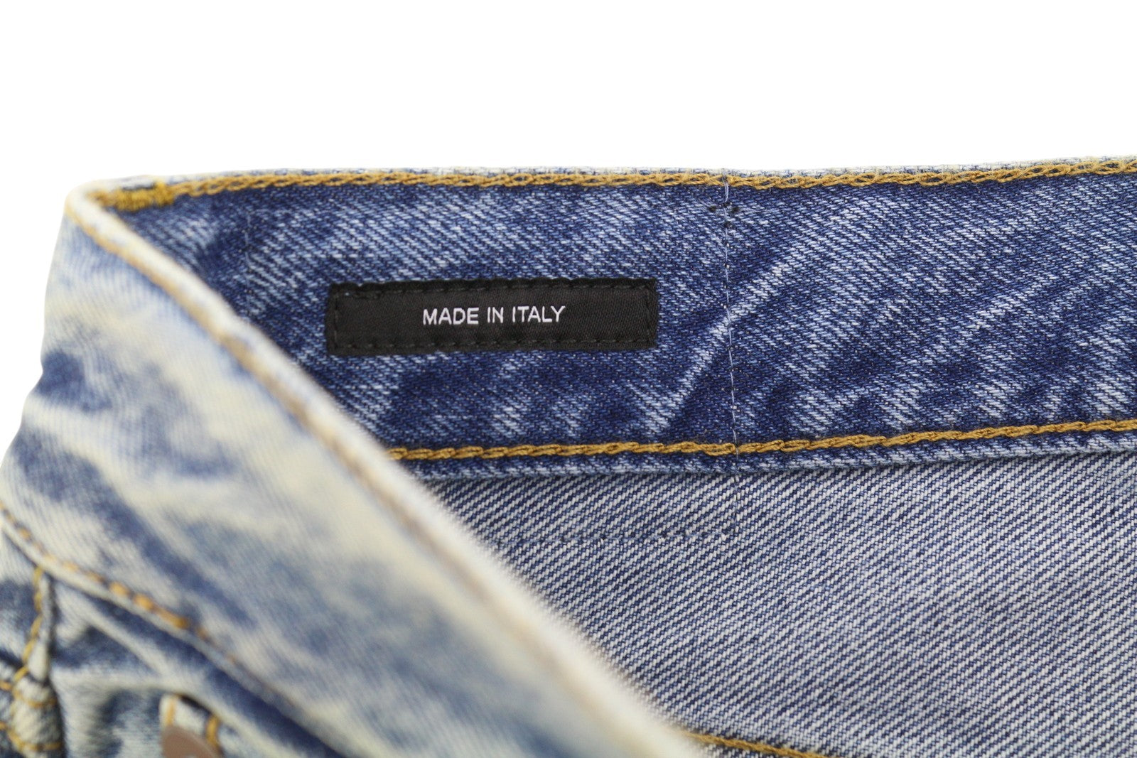 R13 Boyfriend Women Jeans 28 Jasper Whiskers Washed Cropped Blue FW25 RRP699