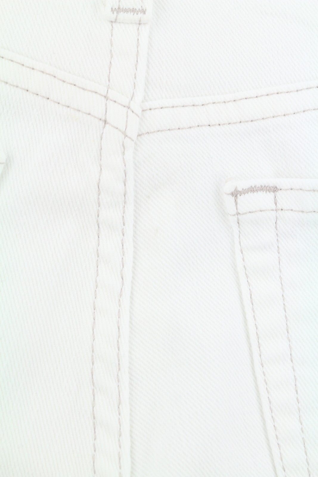 R13 Boy Straight Women Jeans 25 Bale White Cropped Ankle Zip Fly PS25 RRP499