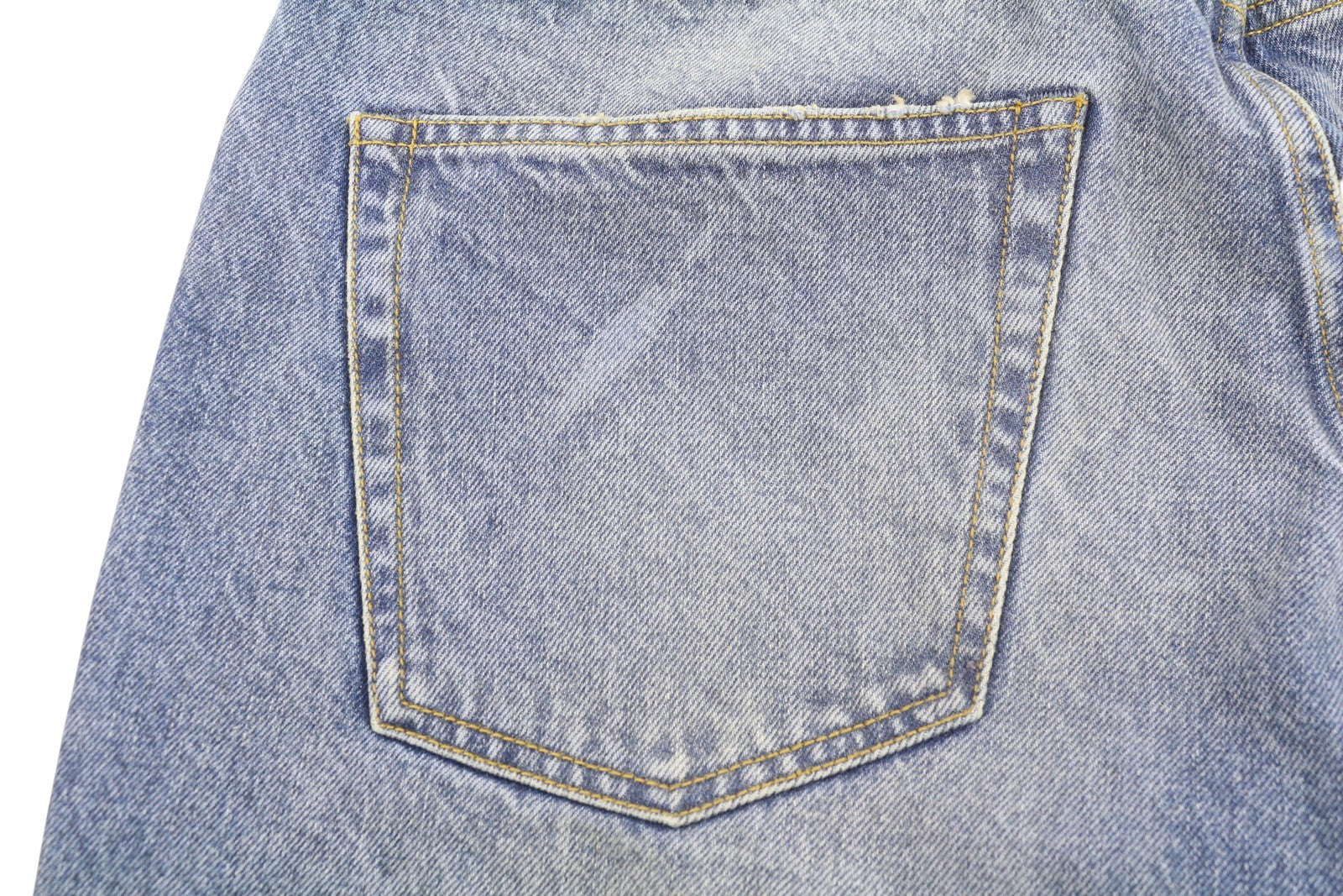 R13 Cuffed X-BF moteriški džinsai su rankogaliais, 29 Jasper Straight Fit, ūsai, išblukusi mėlyna, PF25 