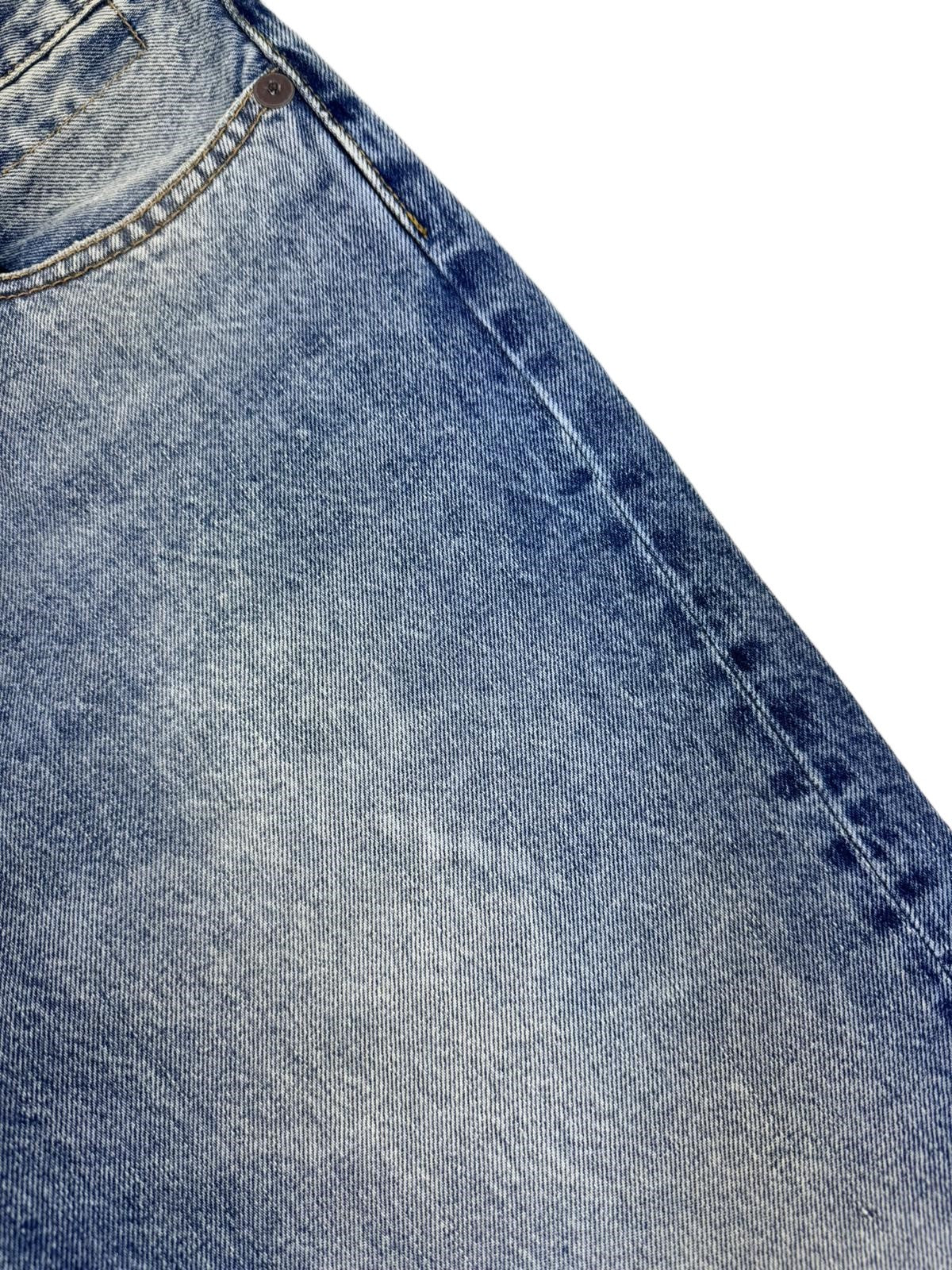 R13 Boyfriend Women Jeans 28 Jasper Cropped Ankle Faded Blue Zip FW25 RRP699