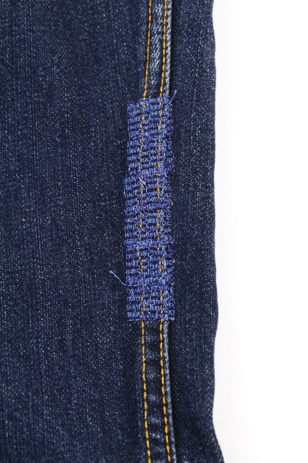 NUDIE JEANS Terry Org. Contrast Men's S Faded Denim Distressed Polo