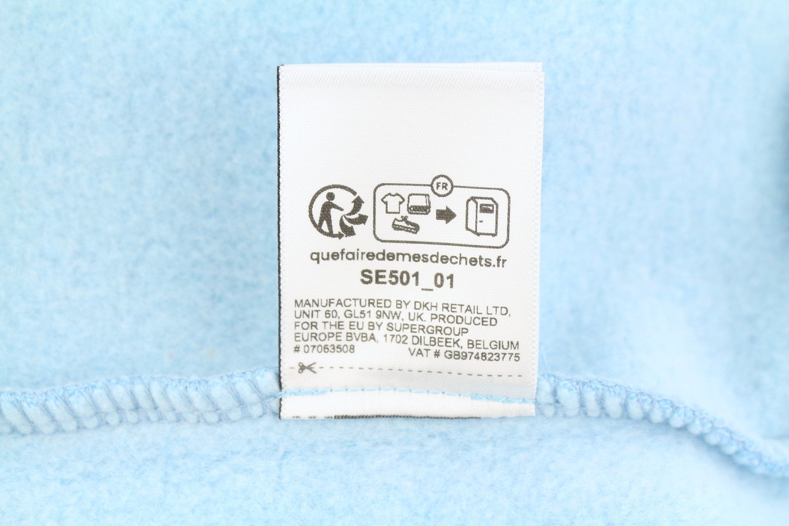 SUPERDRY Tonal Rainbow Core Logo Women Hoodie EU38 Blue Kangaroo Pocket Pullover