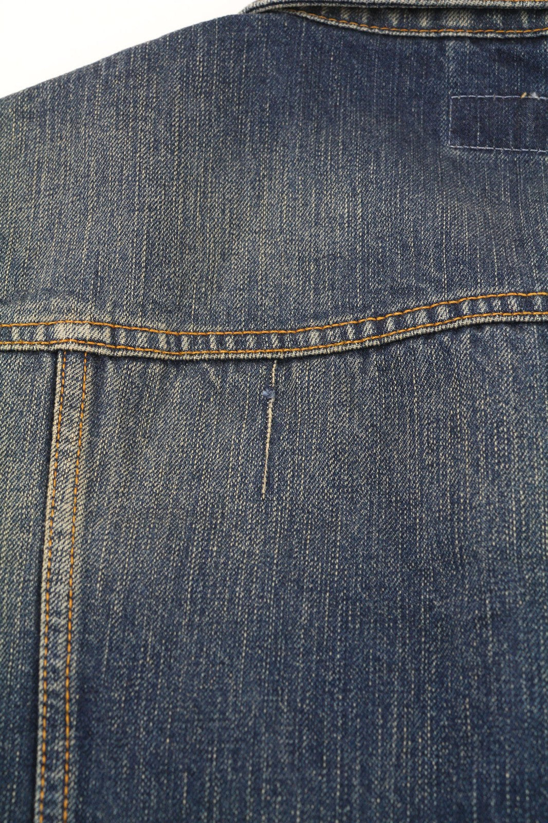 NUDIE JEANS Billy Dark Authentic vyriški mėlyni džinsiniai polo marškinėliai be pamušalo. 