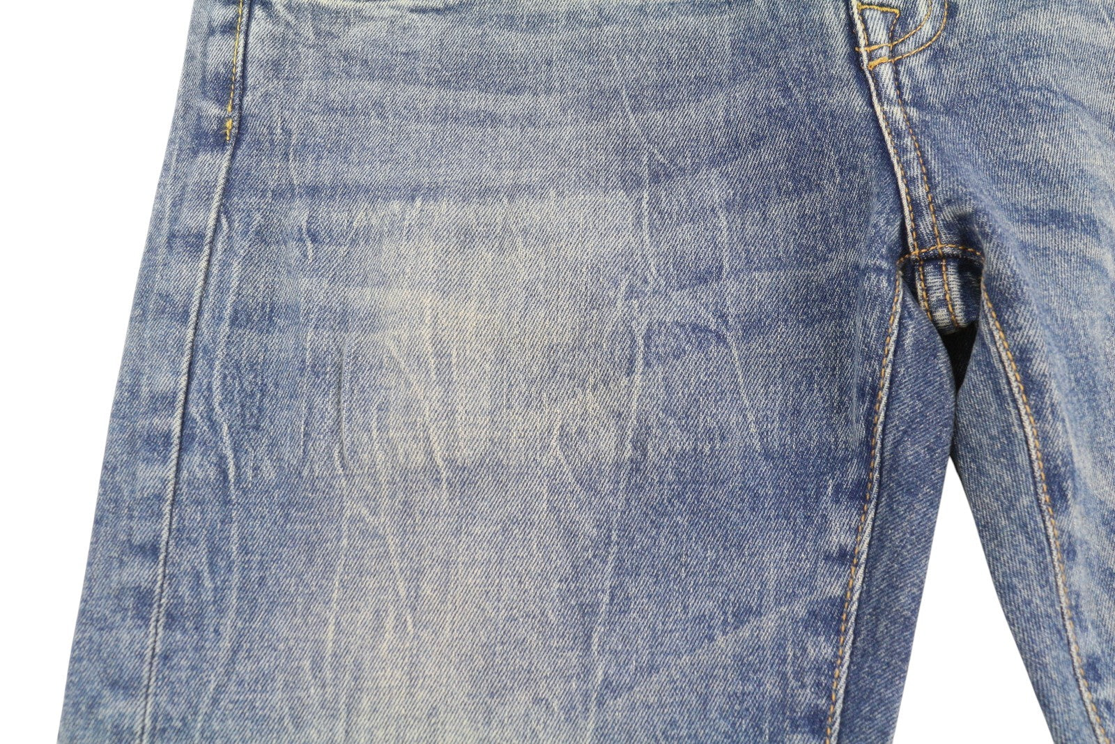 R13 Boy Straight Women Jeans 28 Kelly Stretch Cropped Zip Fly Faded Blue RRP699