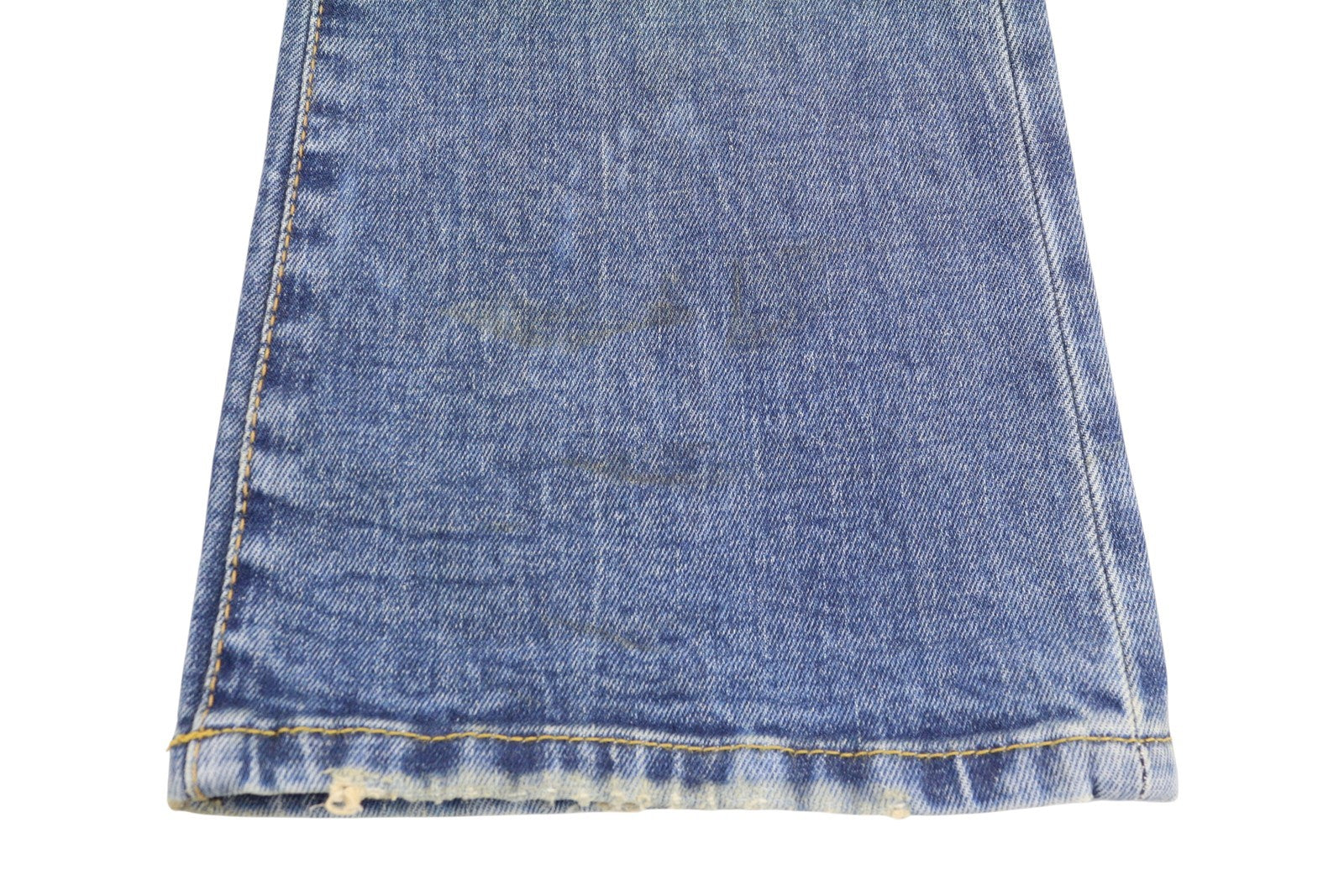 R13 Kick Fit Women Jeans 27 Kelly Stretch Flare Cropped Faded Blue Denim RRP699