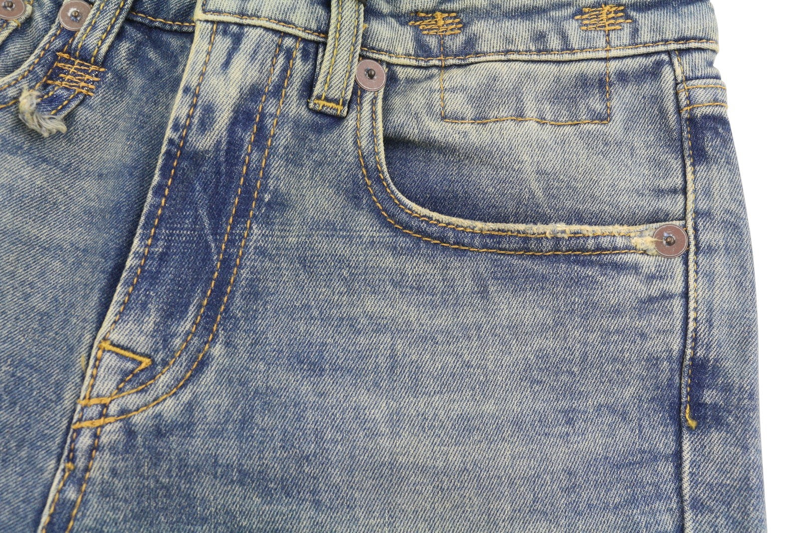 R13 Kick Fit Women Jeans 24 Kelly Stretch Flare Cropped Faded Blue FW25 RRP699