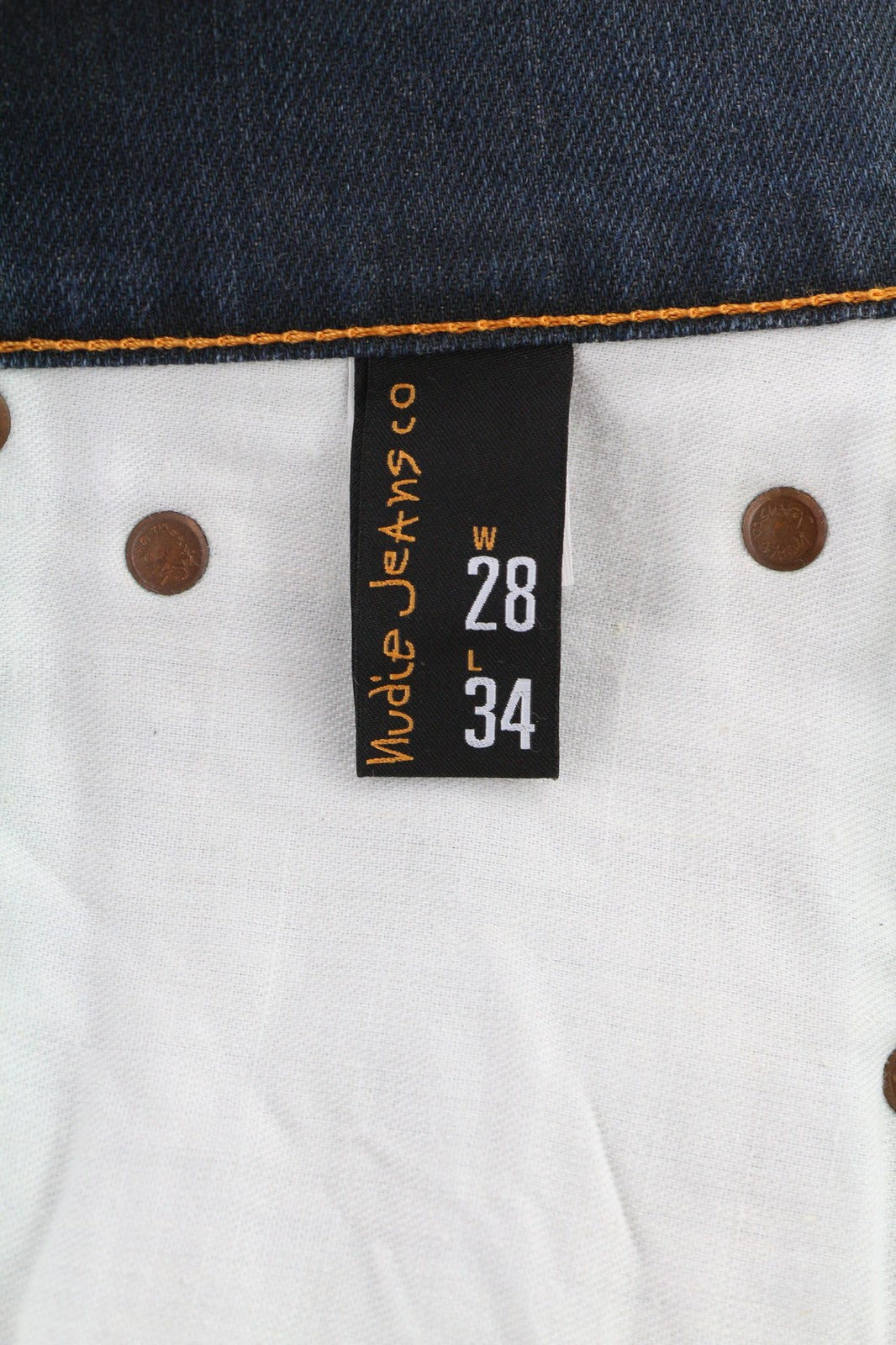 NUDIE JEANS Thin Finn Grey Authentique Used Men's W28/L34 Slim Faded Jeans