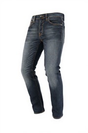 NUDIE JEANS Thin Finn Grey Authentique Used Men's W30/L34 Slim Zip Denim