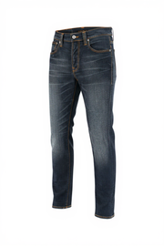 NUDIE JEANS Thin Finn Grey Authentique Used Men's W29/L32 Zip Pocket Jeans