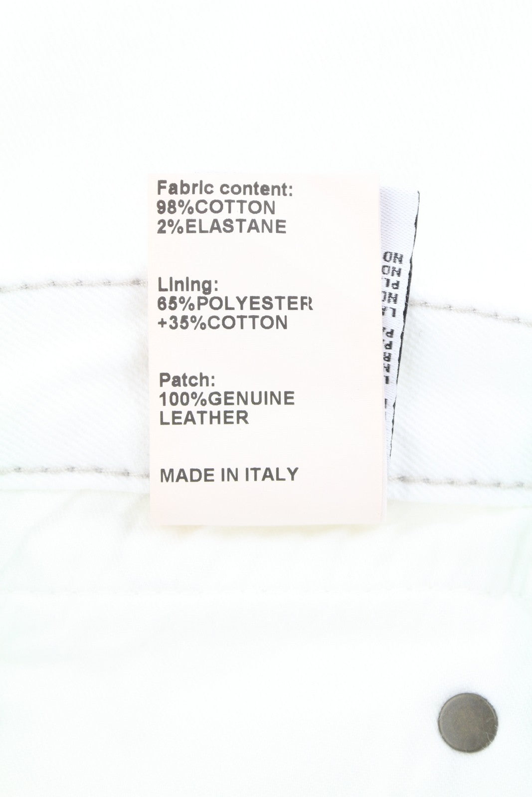 R13 berniukiški tiesūs moteriški džinsai, 30 bale, balti, trumpi, su užtrauktuku iki kulkšnies, PS25, RRP499 