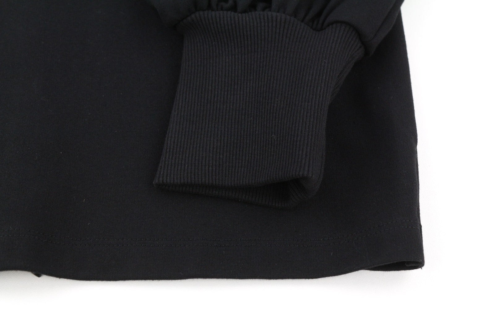 JOHN RICHMOND Women's Dress S Black Puff Long Sleeve Mock Neck Casual Logo