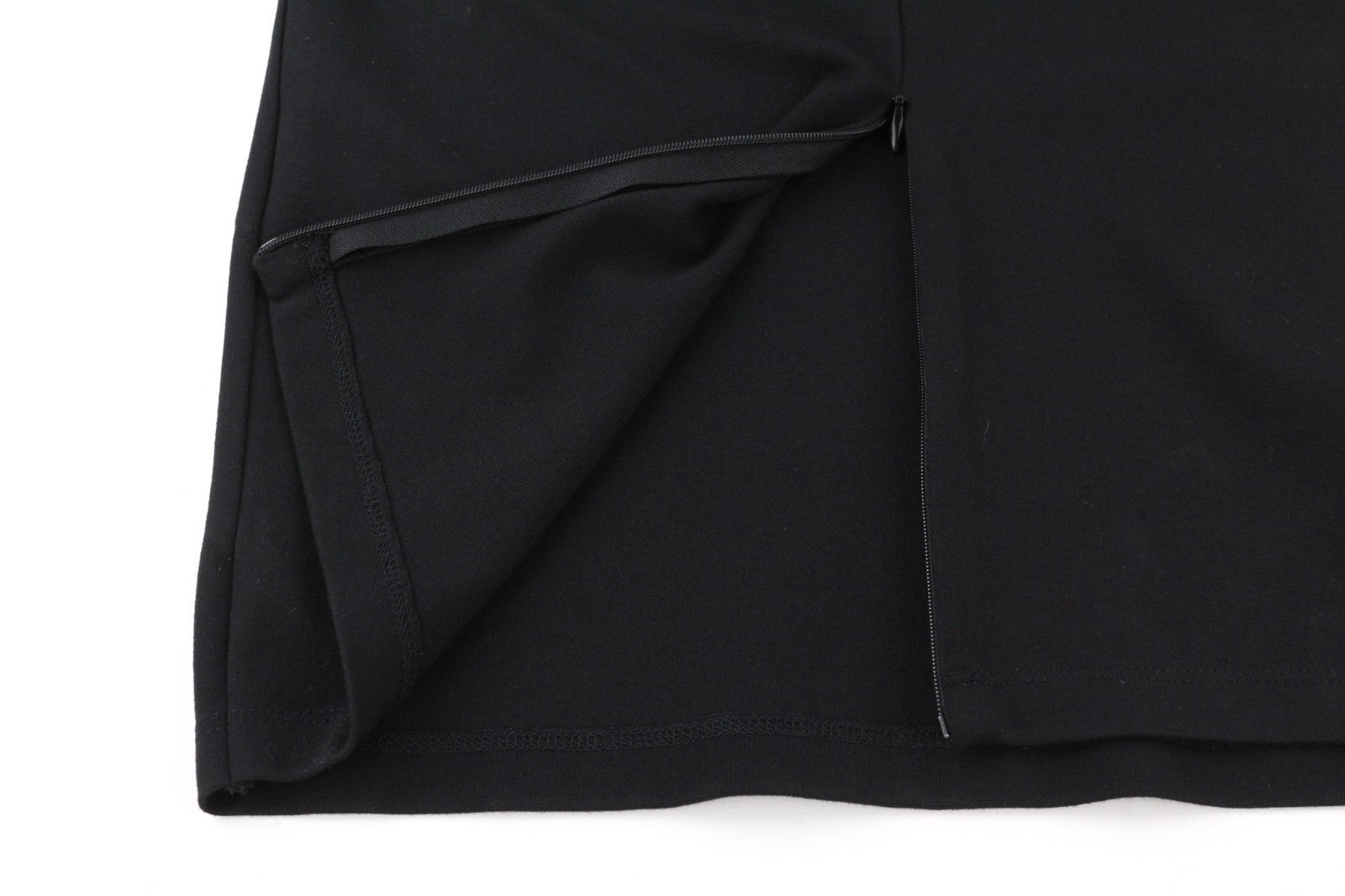 JOHN RICHMOND Women's Dress S Black Puff Long Sleeve Mock Neck Casual Logo