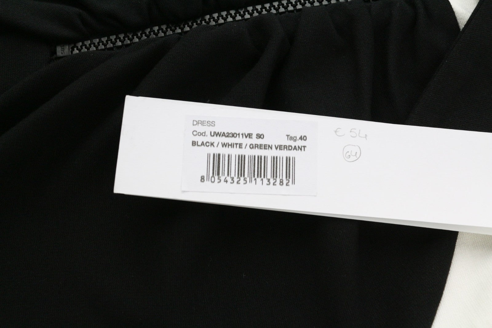 JOHN RICHMOND Women's Dress S Black Puff Sleeve Ruffle Polo Zip Mini Style