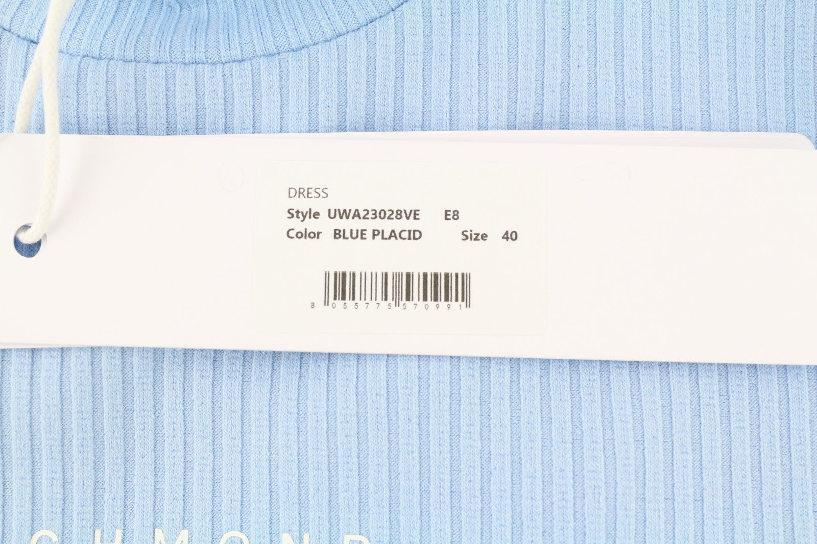 JOHN RICHMOND Women's Dress S Blue Ribbed Cut-Out Long Sleeve Logo Zip Mini