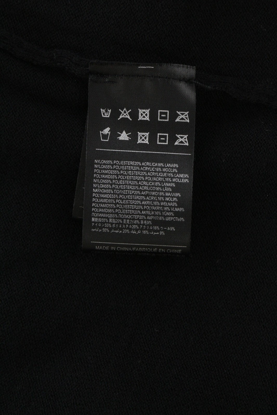 JOHN RICHMOND moteriška suknelė S dydžio, juoda, permatoma, megzta, ilgomis rankovėmis, su logotipu ir šortais 