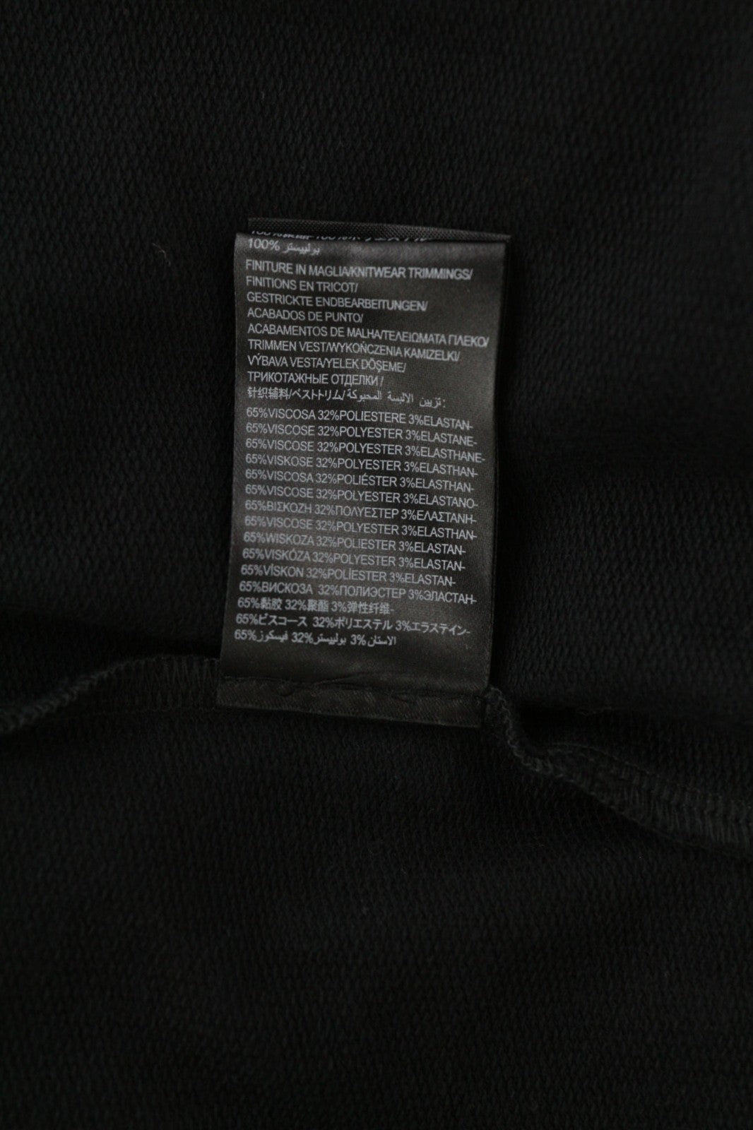 JOHN RICHMOND moteriška suknelė S juoda ilgomis rankovėmis, medvilninė, iki kelių, visiems metų laikams 