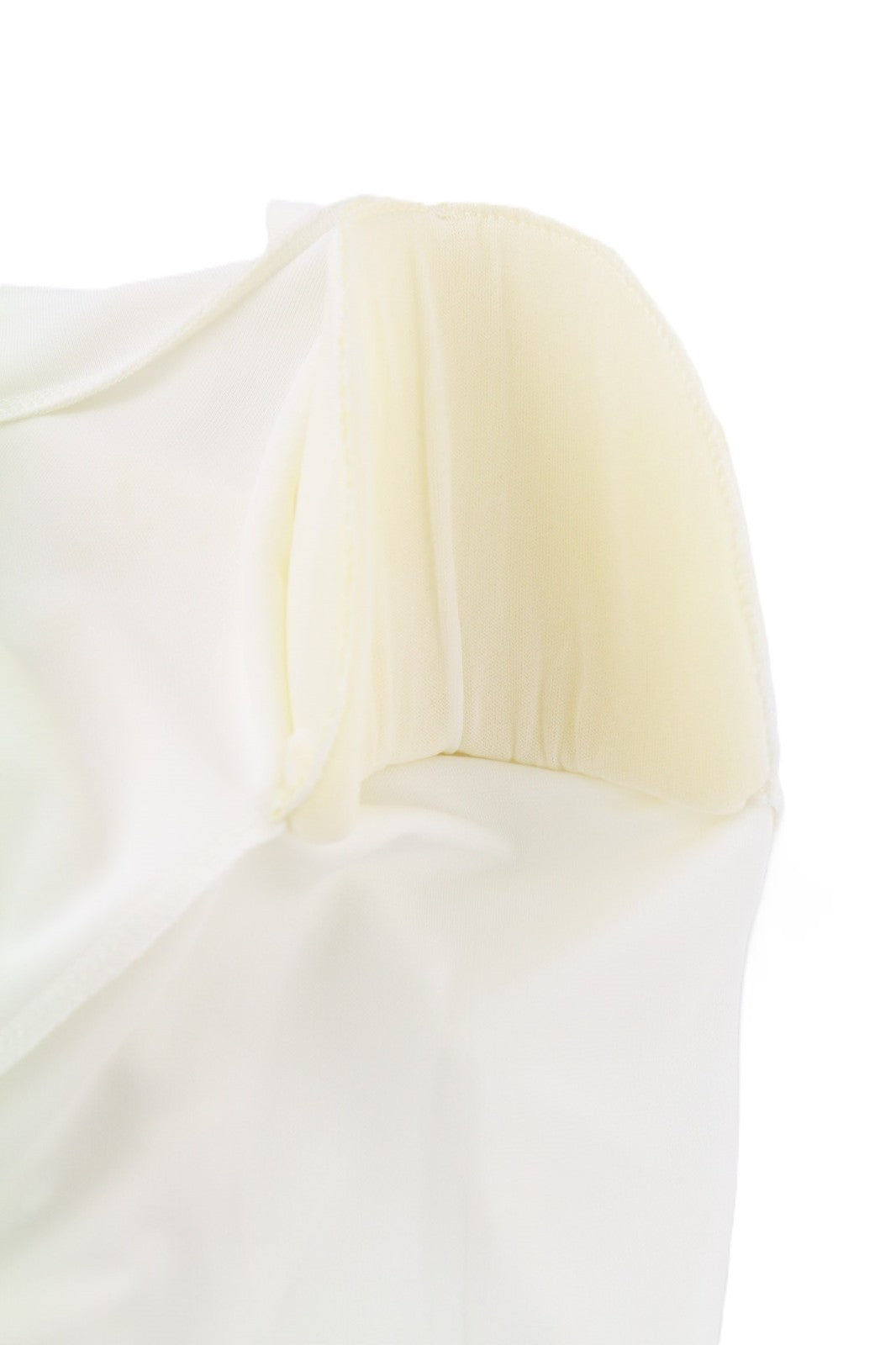 RICHMOND Women's T-Shirt S Off White Short Sleeve Strap Zip Logo All Seasons