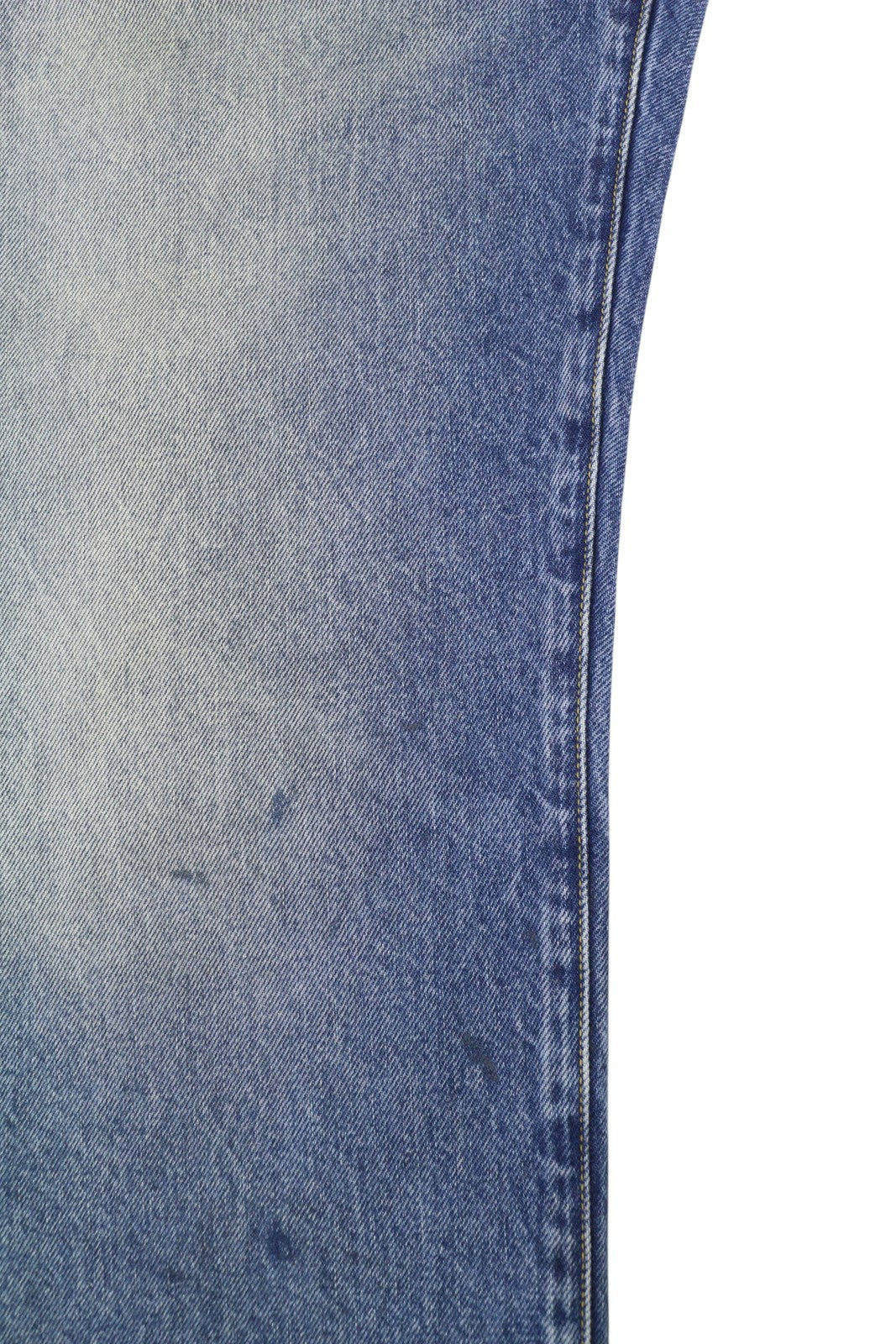 R13 Cuffed X-BF Women Jeans 28 Jasper Straight Fit Whiskers Faded Denim PF25