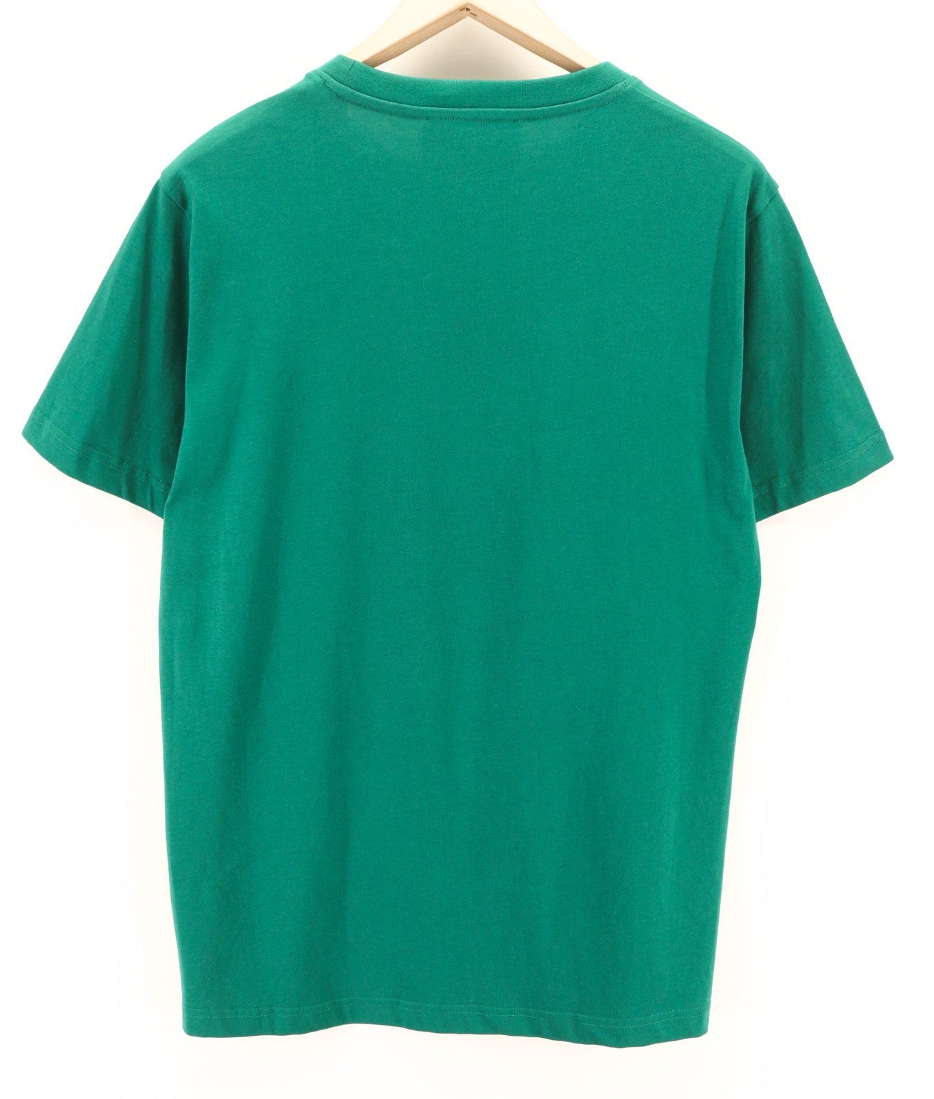 JOHN RICHMOND Men's T-Shirt M Green Crew Cotton Logo Short Sleeve All Seasons