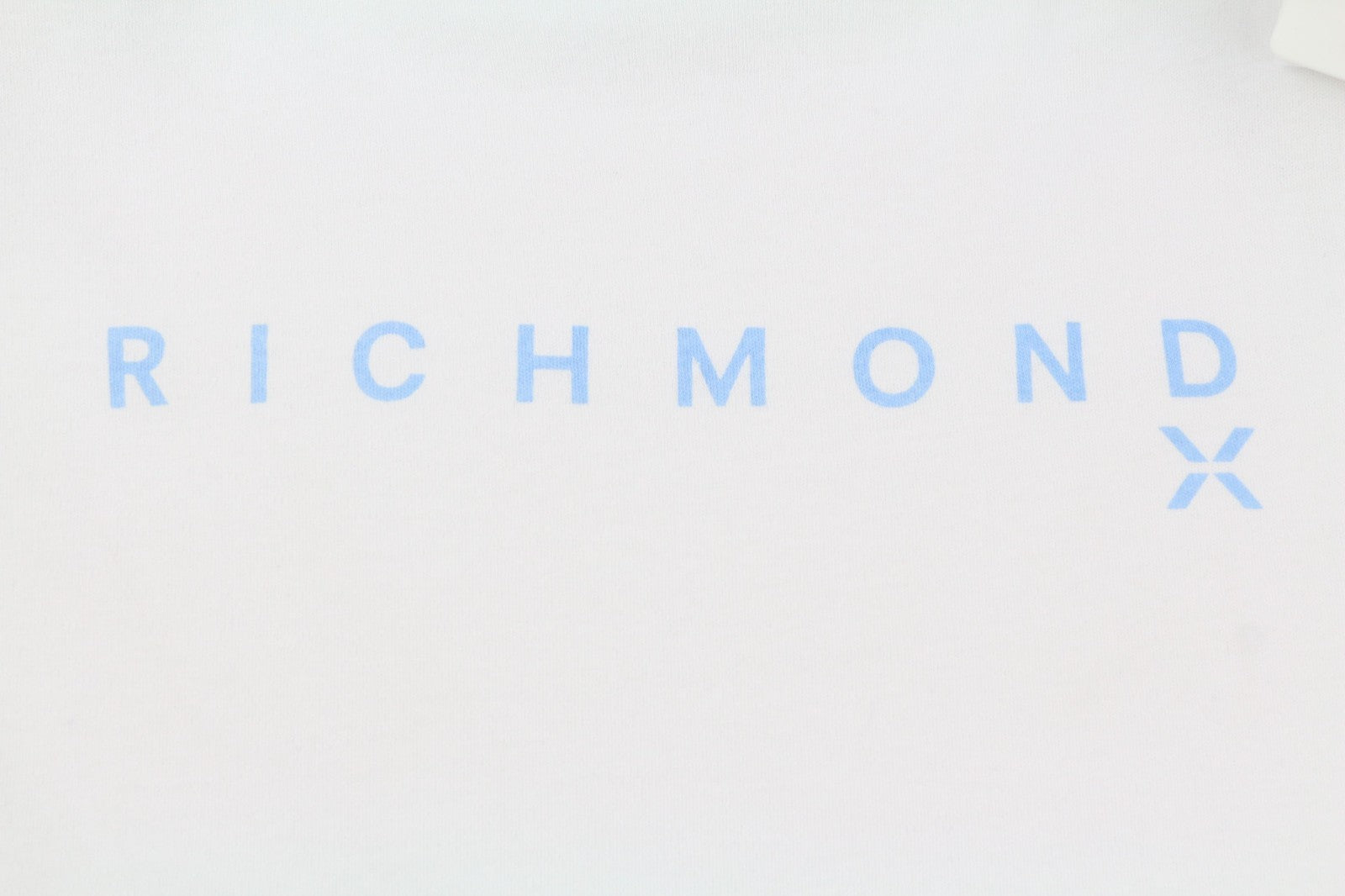 JOHN RICHMOND Women's T-Shirt S White Shoulder Pads Crew Logo Short Sleeve