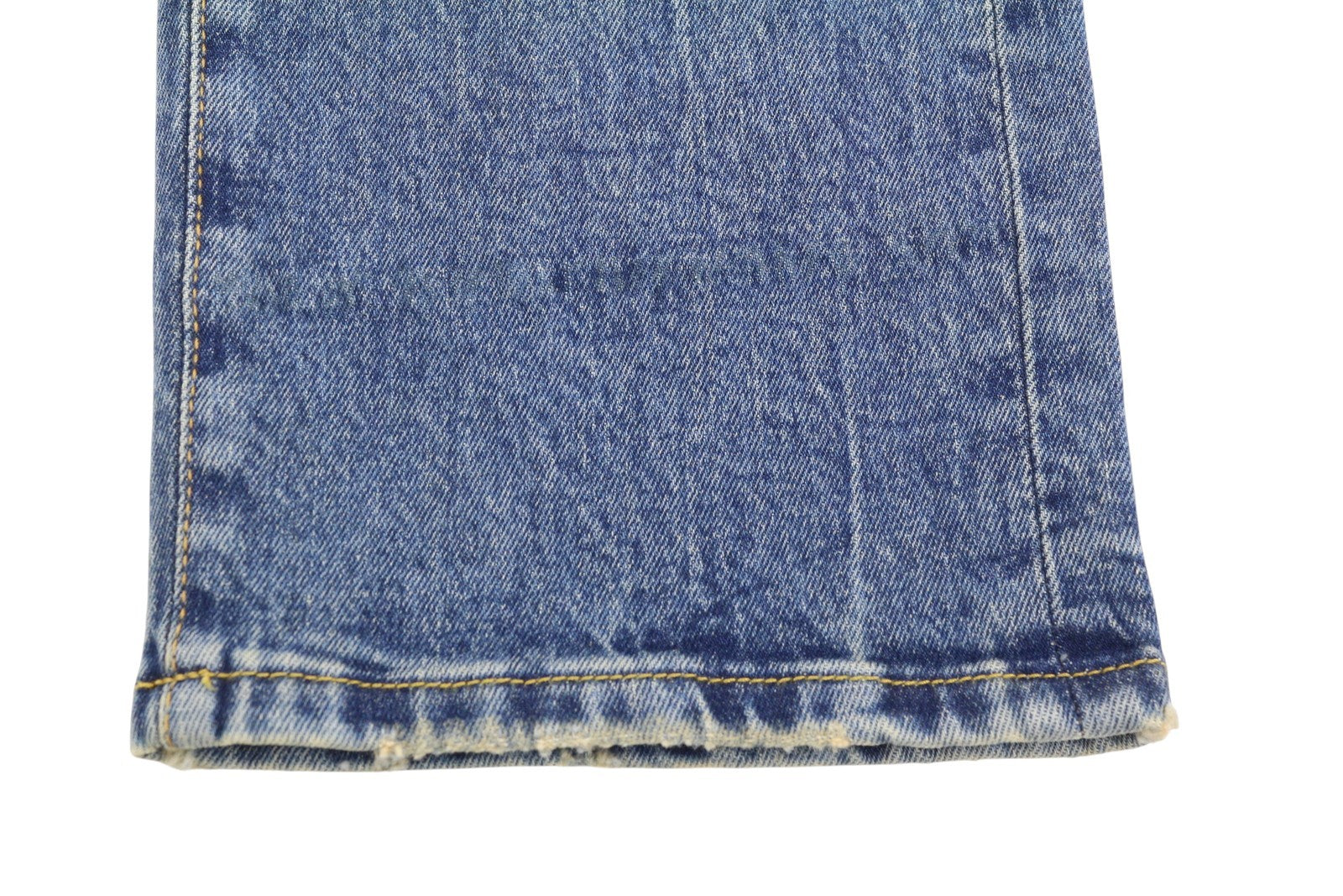 R13 berniukiški tiesūs moteriški džinsai 27 Kelly tamprūs trumpi išblukintos mėlynos spalvos džinsai RRP699 