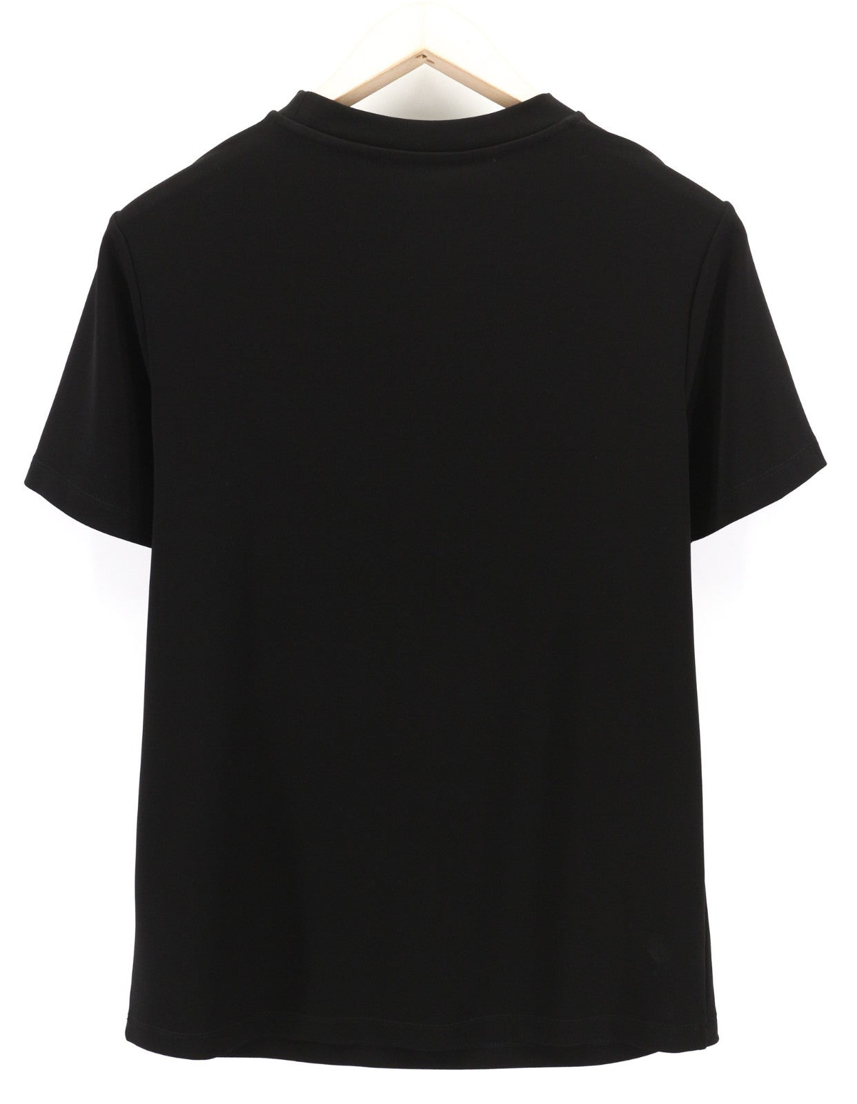 RICHMOND Women's T-Shirt S Black Crew Cut-Out Short Sleeve Logo All Seasons