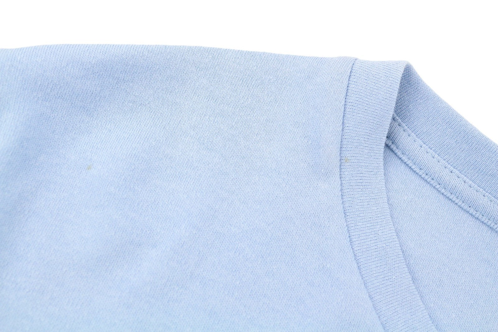 JOHN RICHMOND Women's T-Shirt S Light Blue Oversized Crew Front Short Sleeve