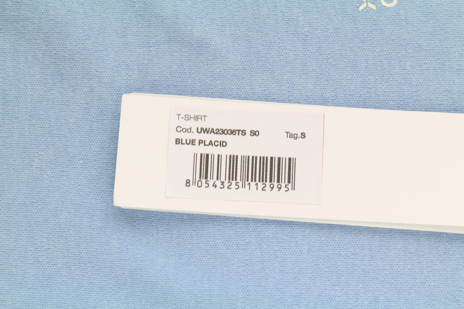 JOHN RICHMOND Women's T-Shirt S Light Blue Oversized Crew Front Short Sleeve