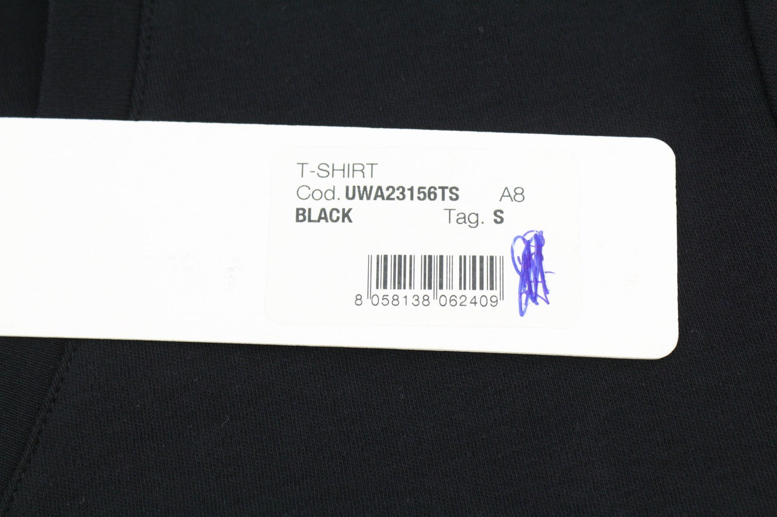 RICHMOND Women's T-Shirt S Black V-Neck Logo Short Sleeve Casual All Seasons