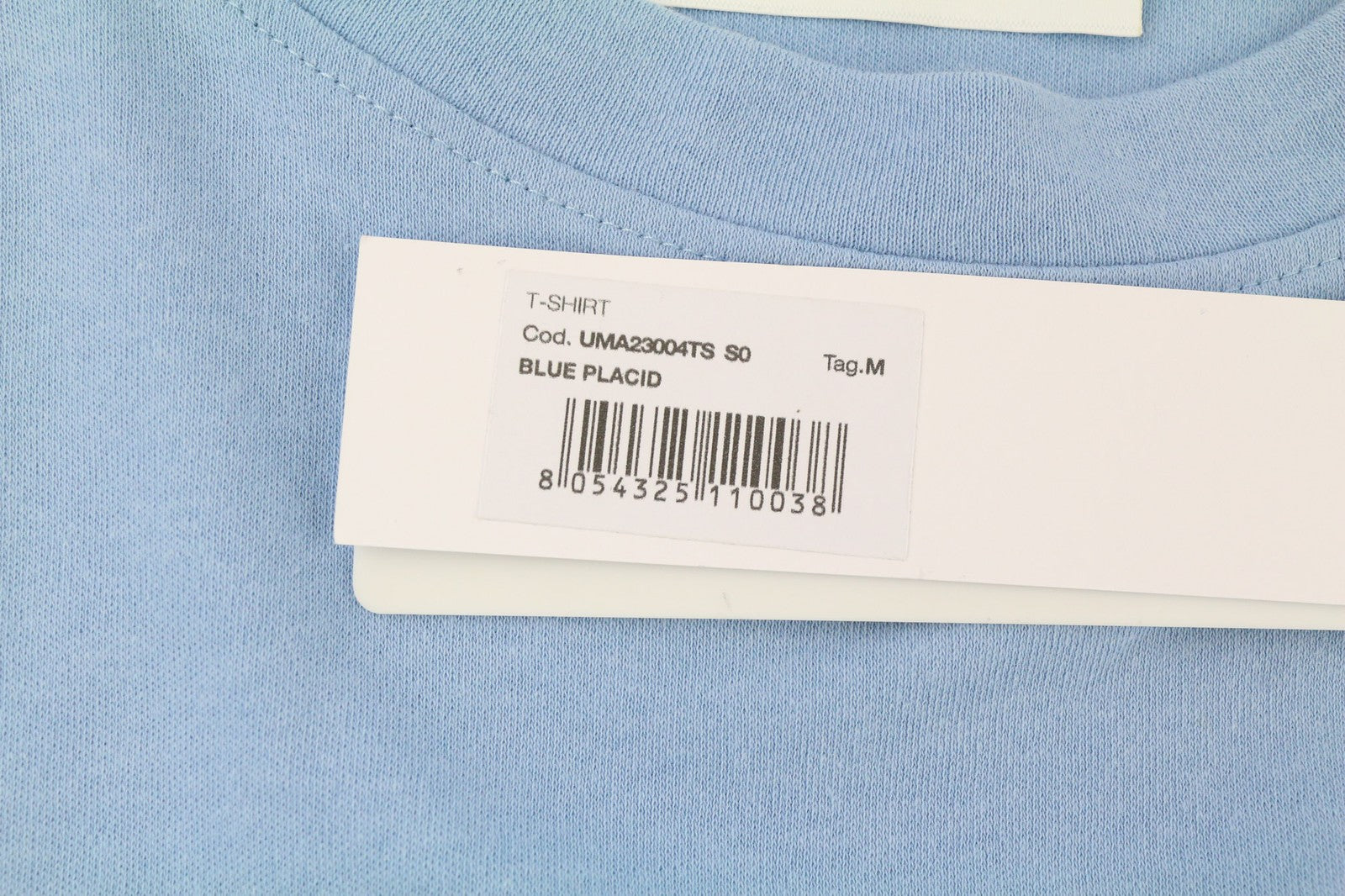 JOHN RICHMOND Men's T-Shirt M Blue Placid Crew Oversized Short Sleeve Printed