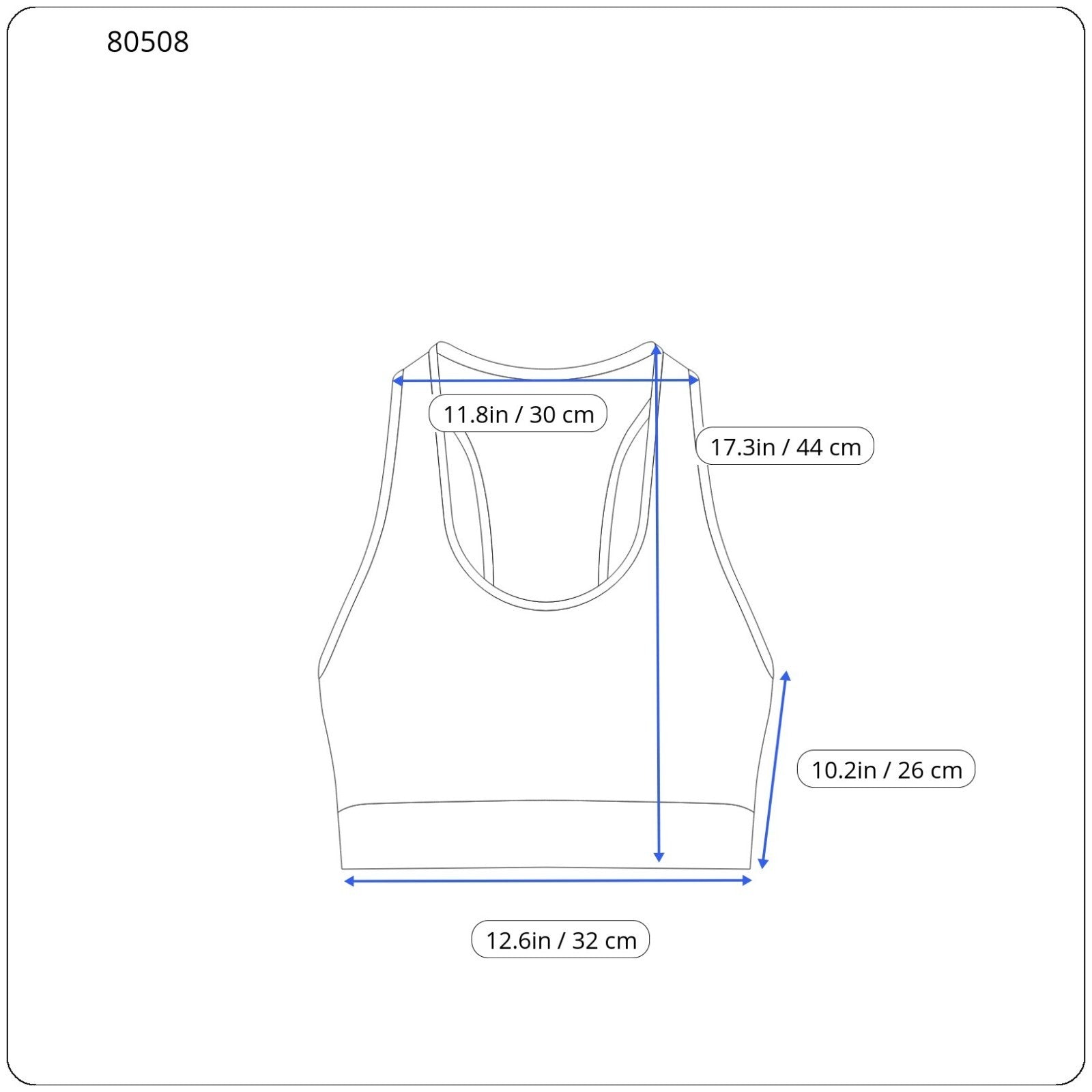 RICHMOND Women's T-Shirt S Dark Blue Sleeveless Crop Tank Logo Stretch Crew