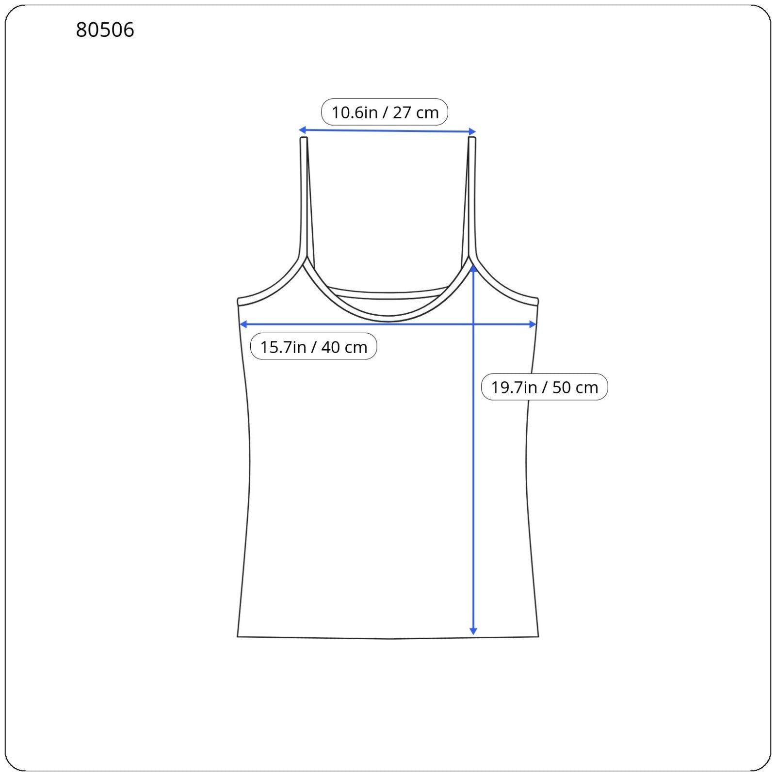 RICHMOND Women's T-Shirt S Navy Sleeveless Ribbed Logo Tank Round Neck Regular