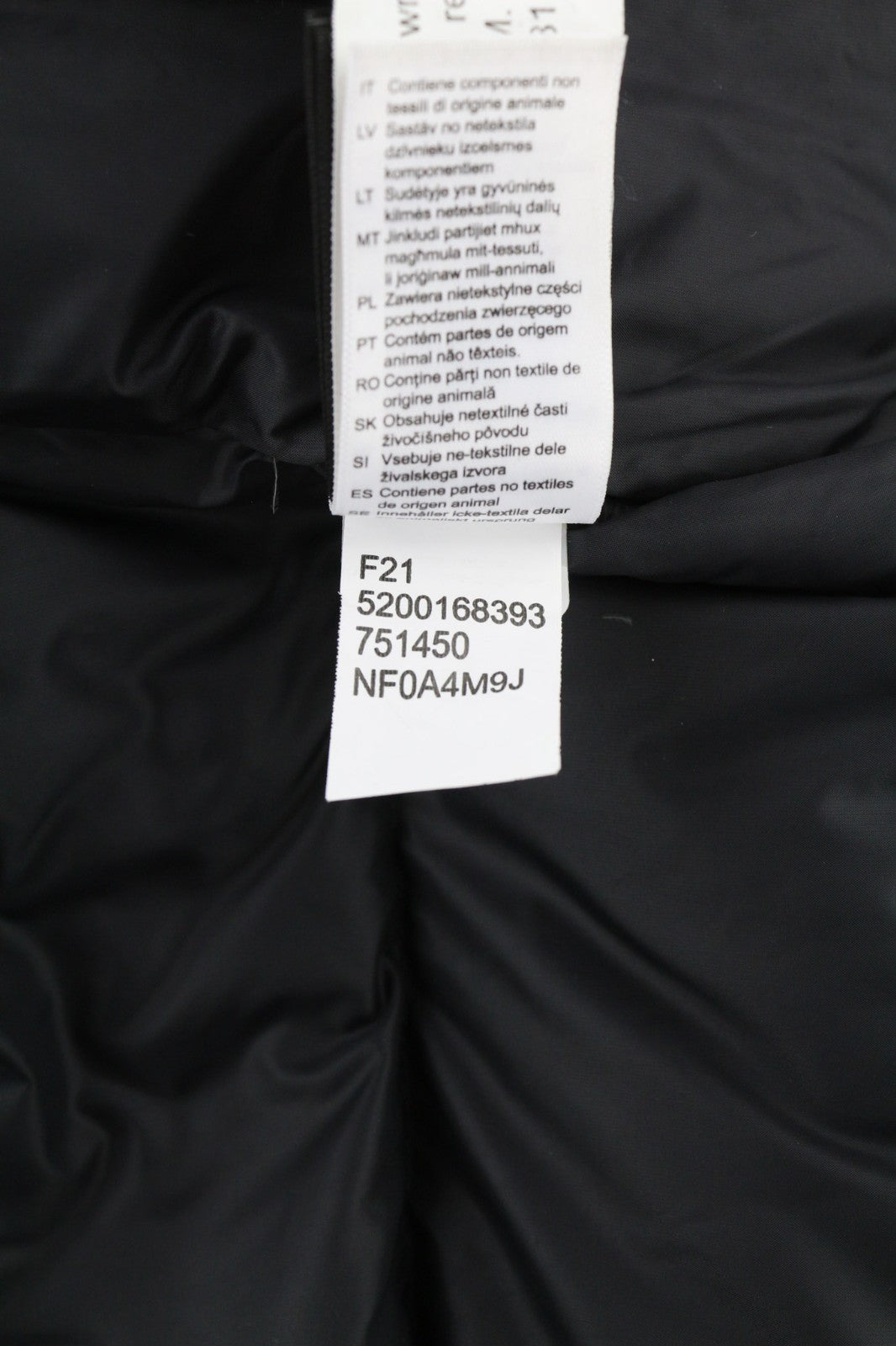 THE NORTH FACE Diablo Men's Jacket S Black 700 Down Puffer Zip Insulated Logo