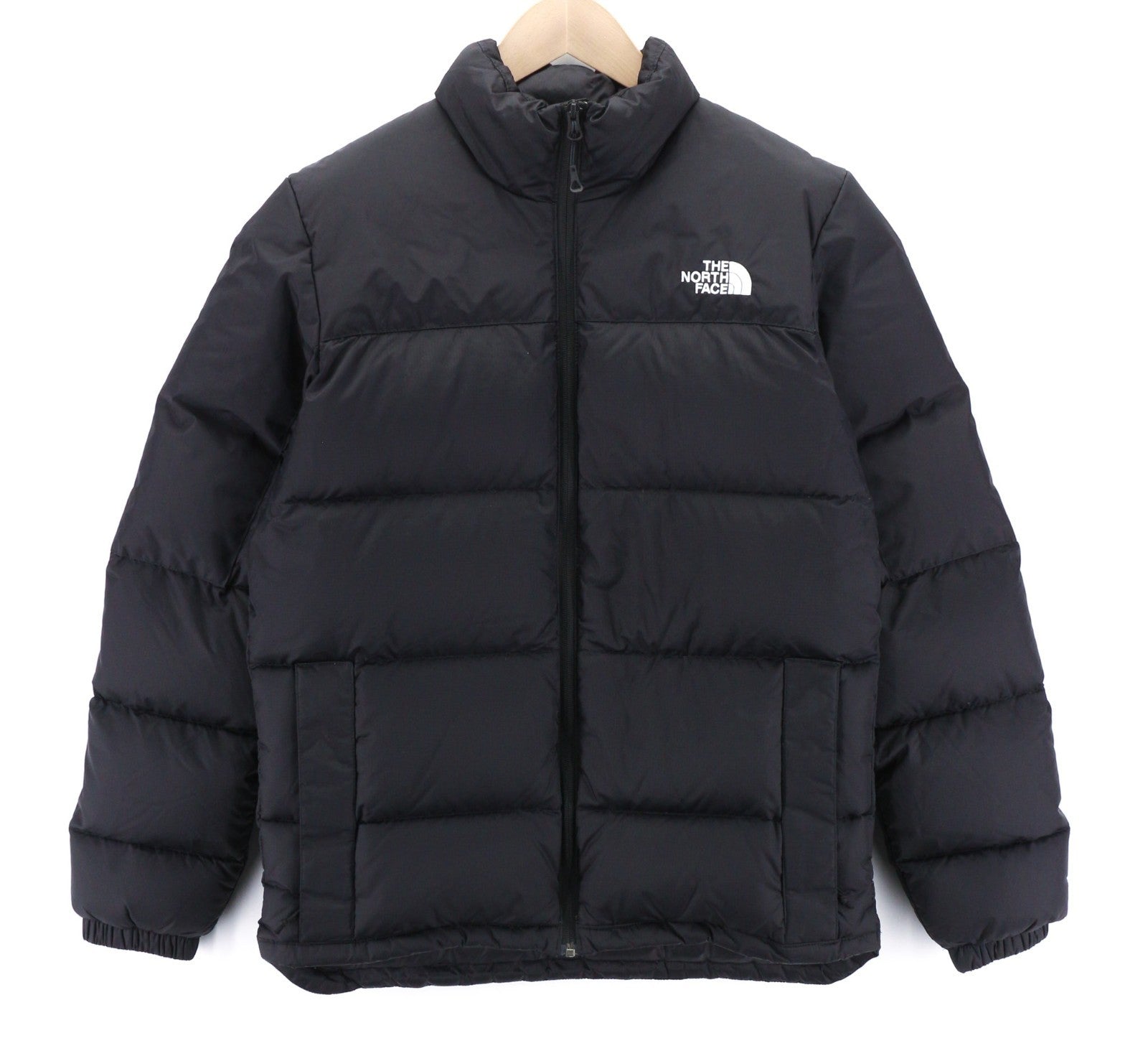 THE NORTH FACE Diablo Men's Jacket S Black 700 Down Puffer Zip Insulated Logo