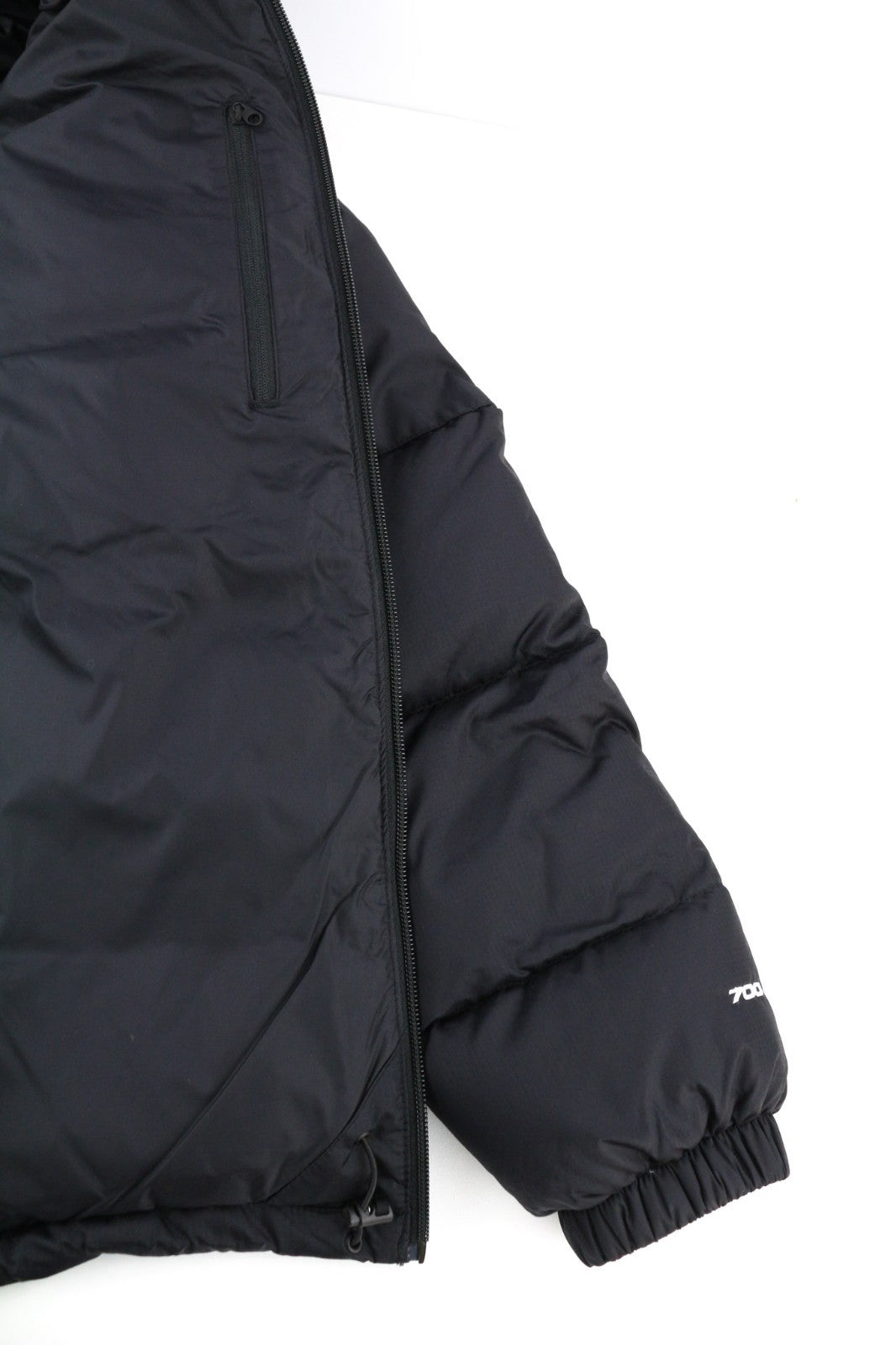 THE NORTH FACE Diablo Men's Jacket S Black 700 Down Puffer Zip Insulated Logo
