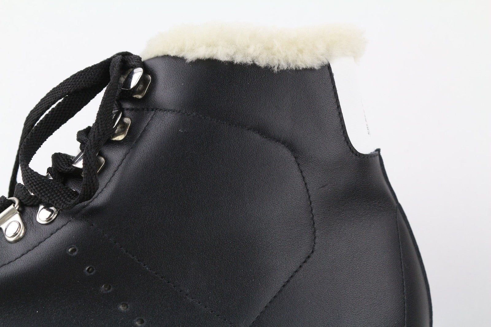 GOLDEN GOOSE GGDB Stargame Men's Sneakers EU43 Black Leather Ankle Top Logo