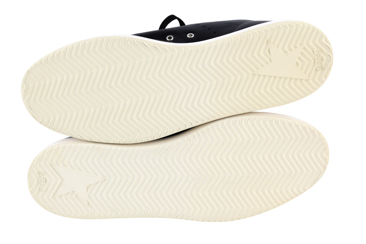 GOLDEN GOOSE GGDB Stargame Men's Sneakers EU43 Black Leather Ankle Top Logo