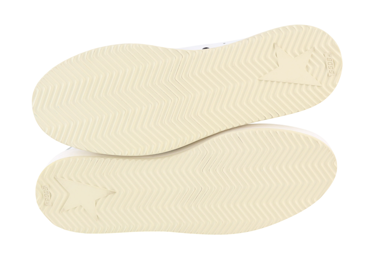 GOLDEN GOOSE Men's Sneakers EU39 White Leather High Top Lace Up Strap