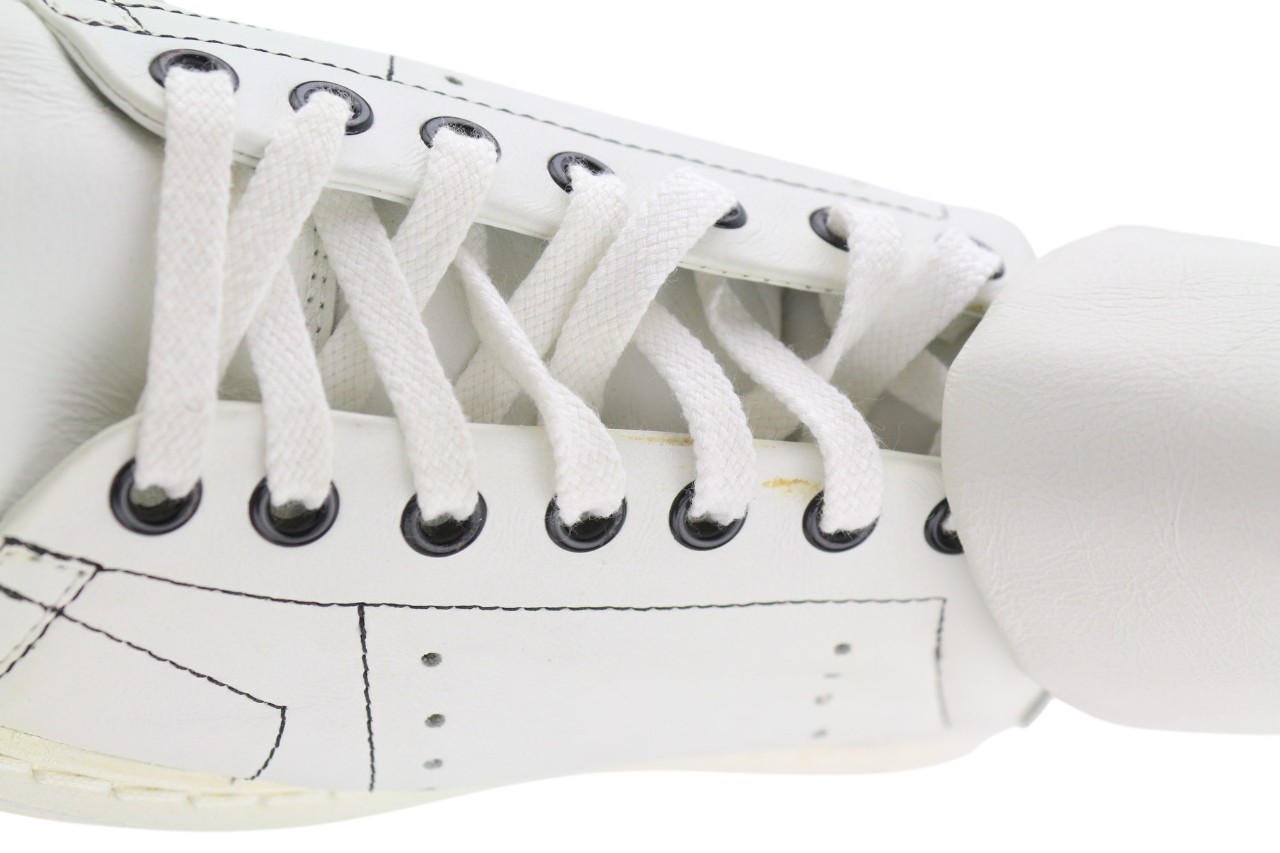 GOLDEN GOOSE Men's Sneakers EU39 White Leather High Top Lace Up Strap